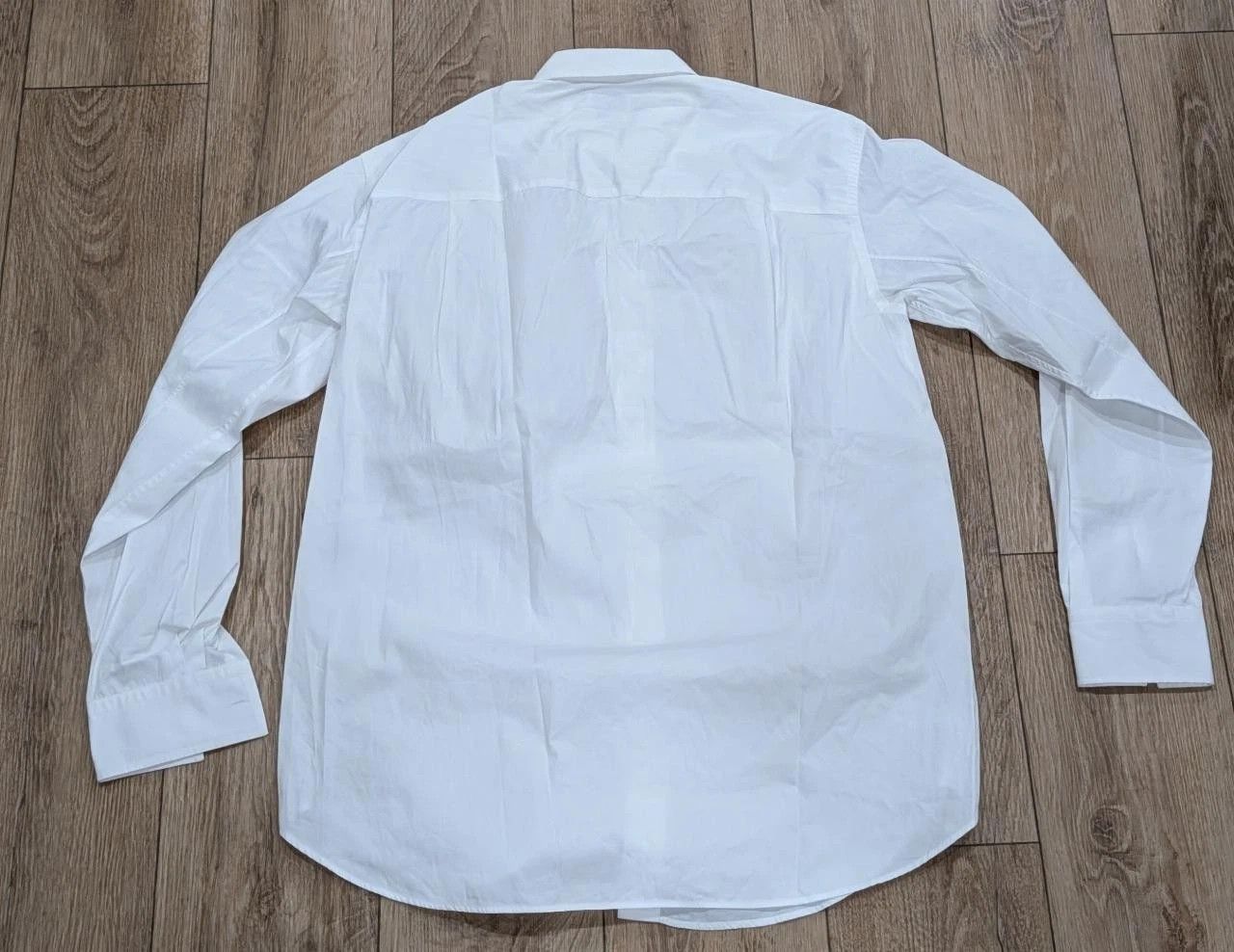 Alexander McQueen Alexander McQueen T-Chain Cotton Button Up Shirt White 15.5 Size US M / EU 48-50 / 2 - 4 Thumbnail