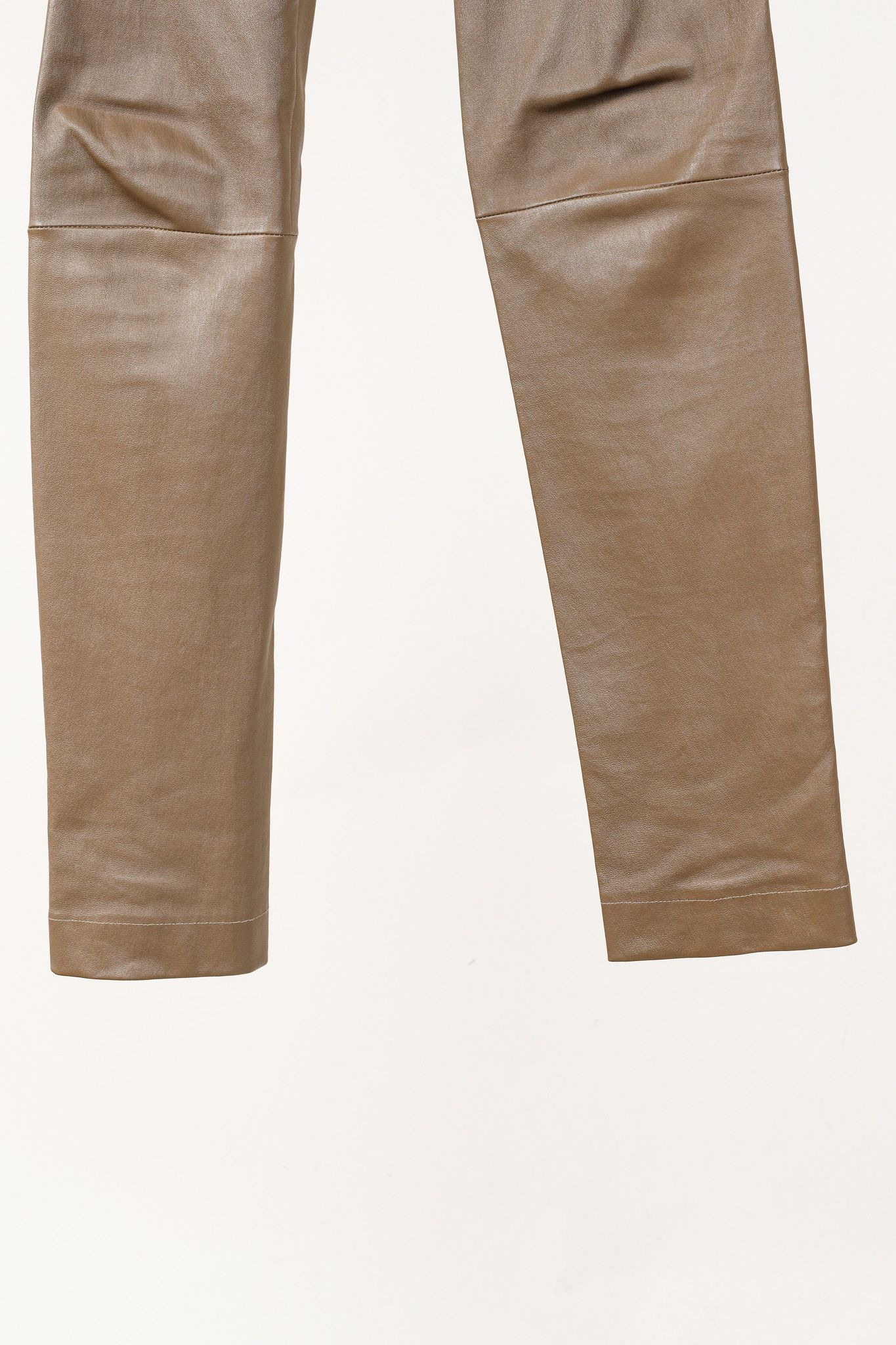 The Row The Row Brown Leather Pull-On Skinny Pants Size 27" / US 4 / IT 40 - 6 Thumbnail