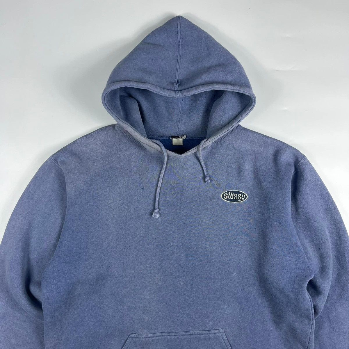 Stussy × Vintage 1989’s Stussy Hoodie Sunfade Size US L / EU 52-54 / 3 - 2 Thumbnail