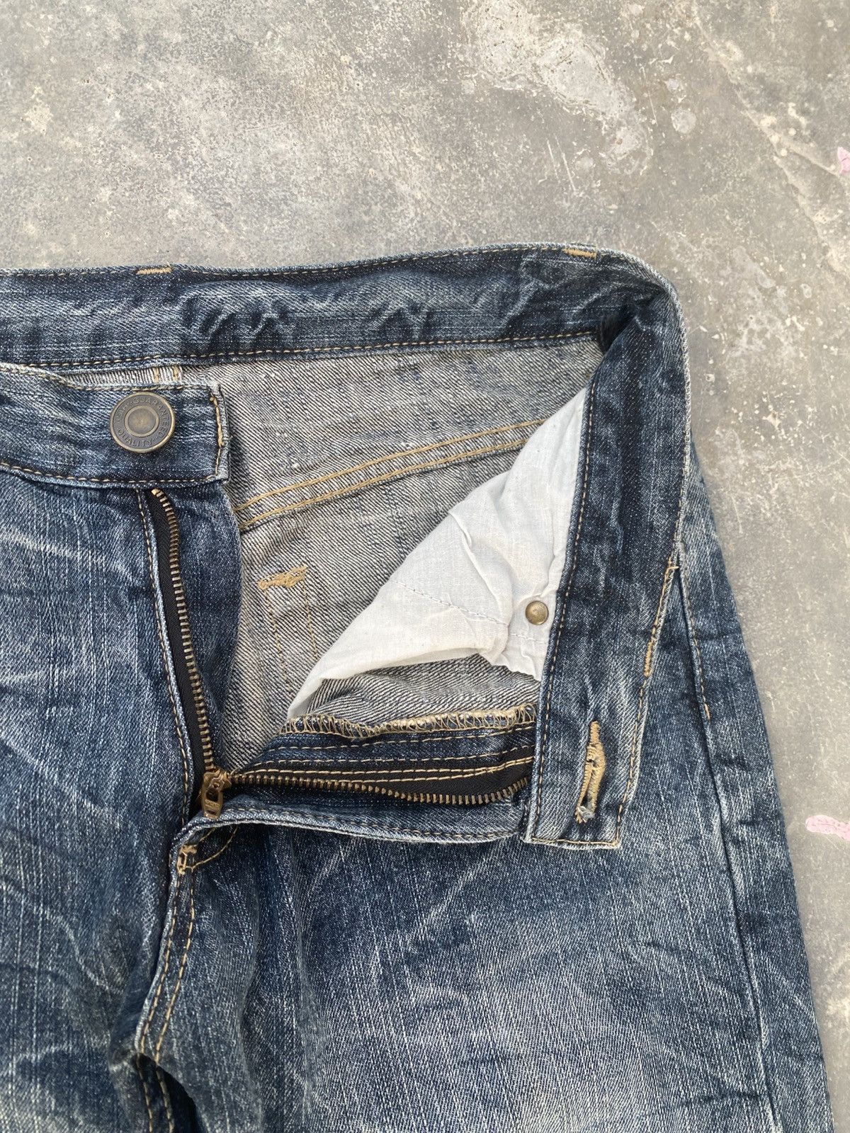 Japanese Brand Japanese Punk Ghotic Stacked Jeans Size US 32 / EU 48 - 7 Thumbnail