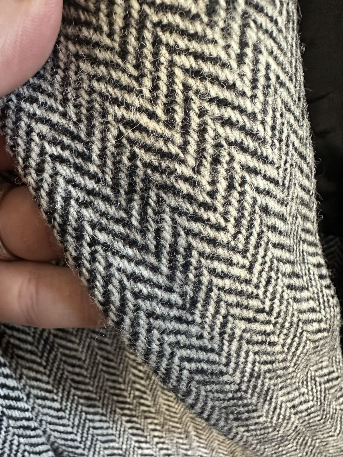 Harris Tweed HARRIS TWEED vintage herringbone wool jacket Size 40L - 4 Thumbnail