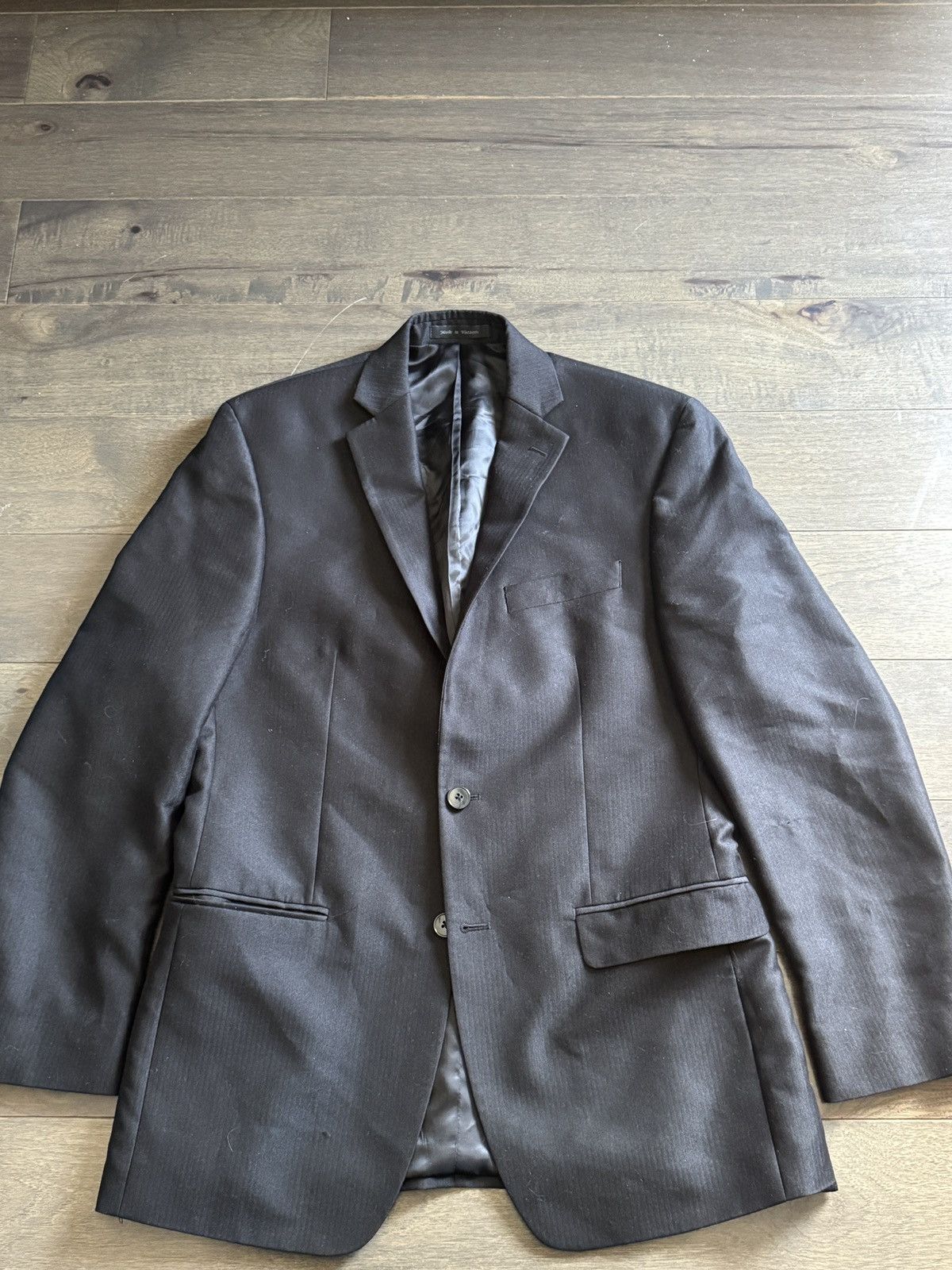 Calvin Klein Black Pinstripe Calvin Klein blazer Size 38R - 1 Thumbnail