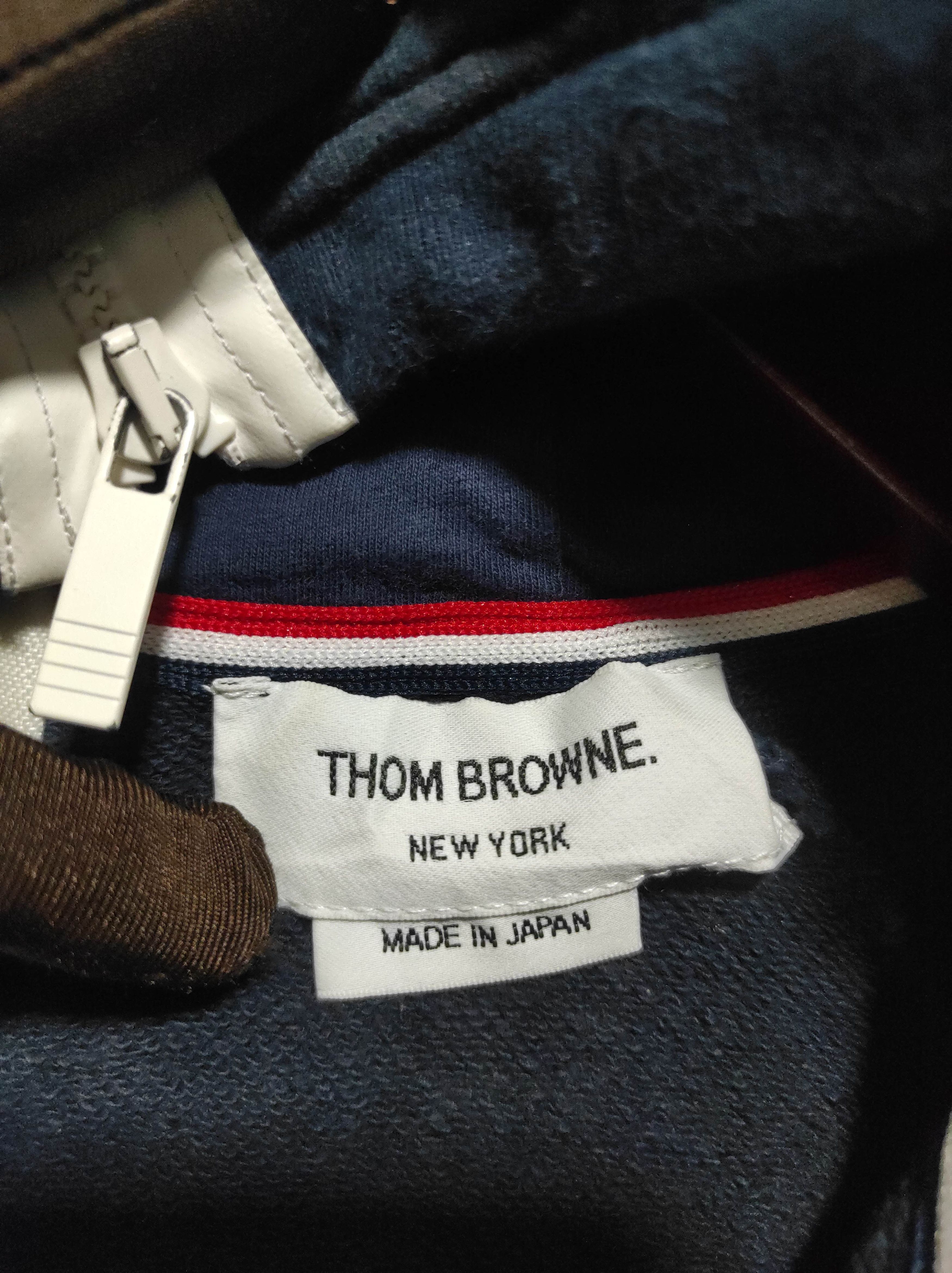 Thom Browne Thom Browne Shark and Surfboard Embroidered Navy Hoodie Size US XS / EU 42 / 0 - 12 Thumbnail