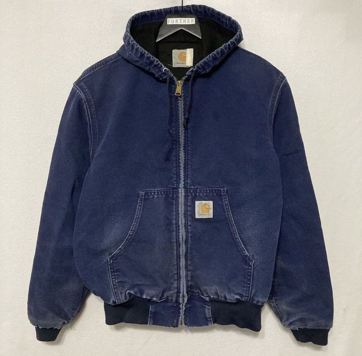 Carhartt × Vintage 90’s Faded Blue Carbartt jacket Size US M / EU 48-50 / 2 - 1 Thumbnail