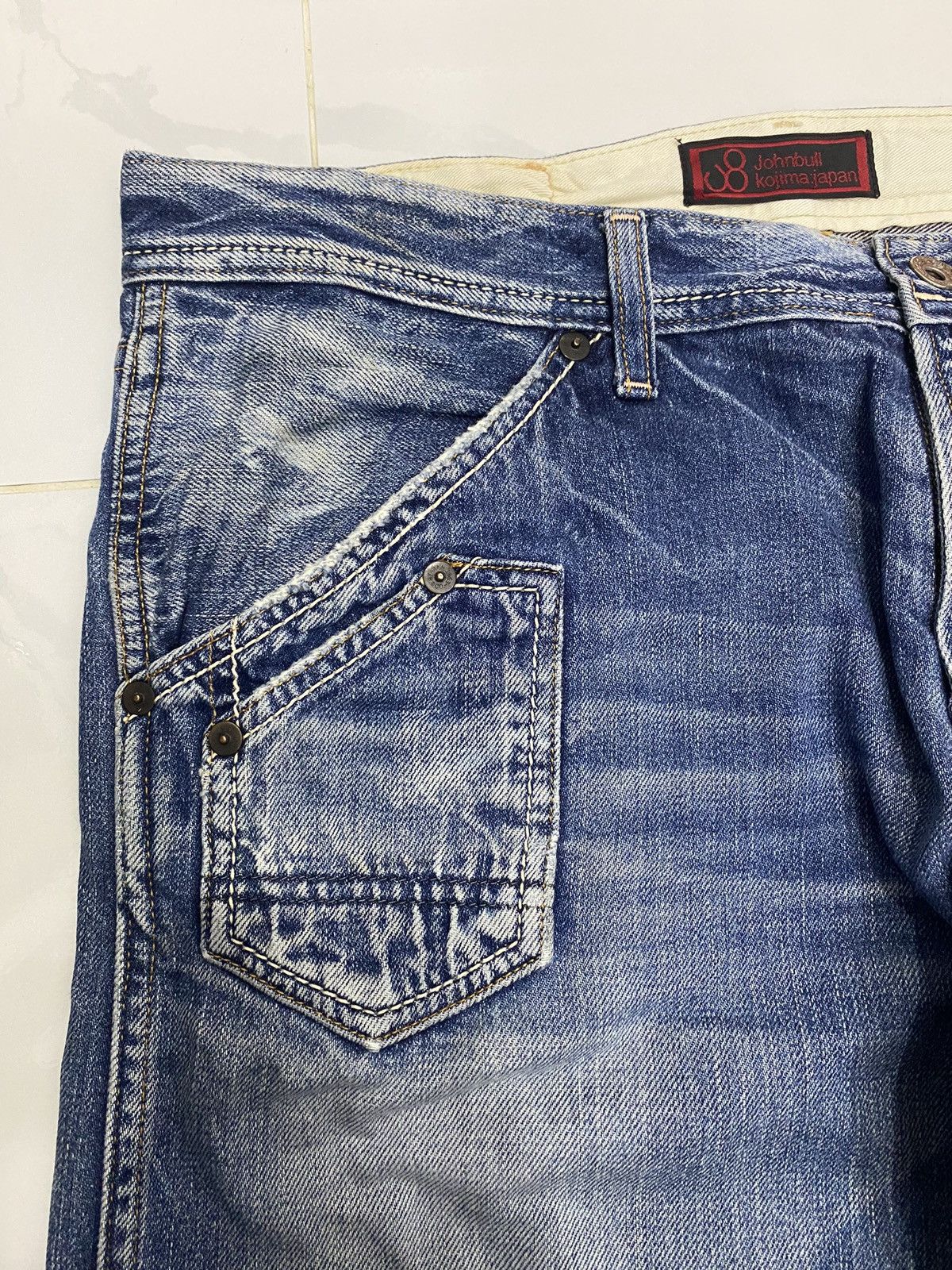Beauty Beast × Hysteric Glamour 🔥JOHN BULL DISTRESSED BAGGY DENIM JEANS Size US 34 / EU 50 - 10 Thumbnail