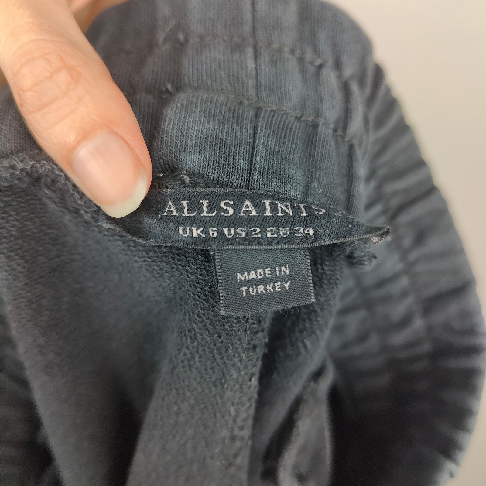 Allsaints AllSaints Pippa Pinstripe Jogger Womens 2 Black Size 26" / US 2 / IT 38 - 6 Thumbnail