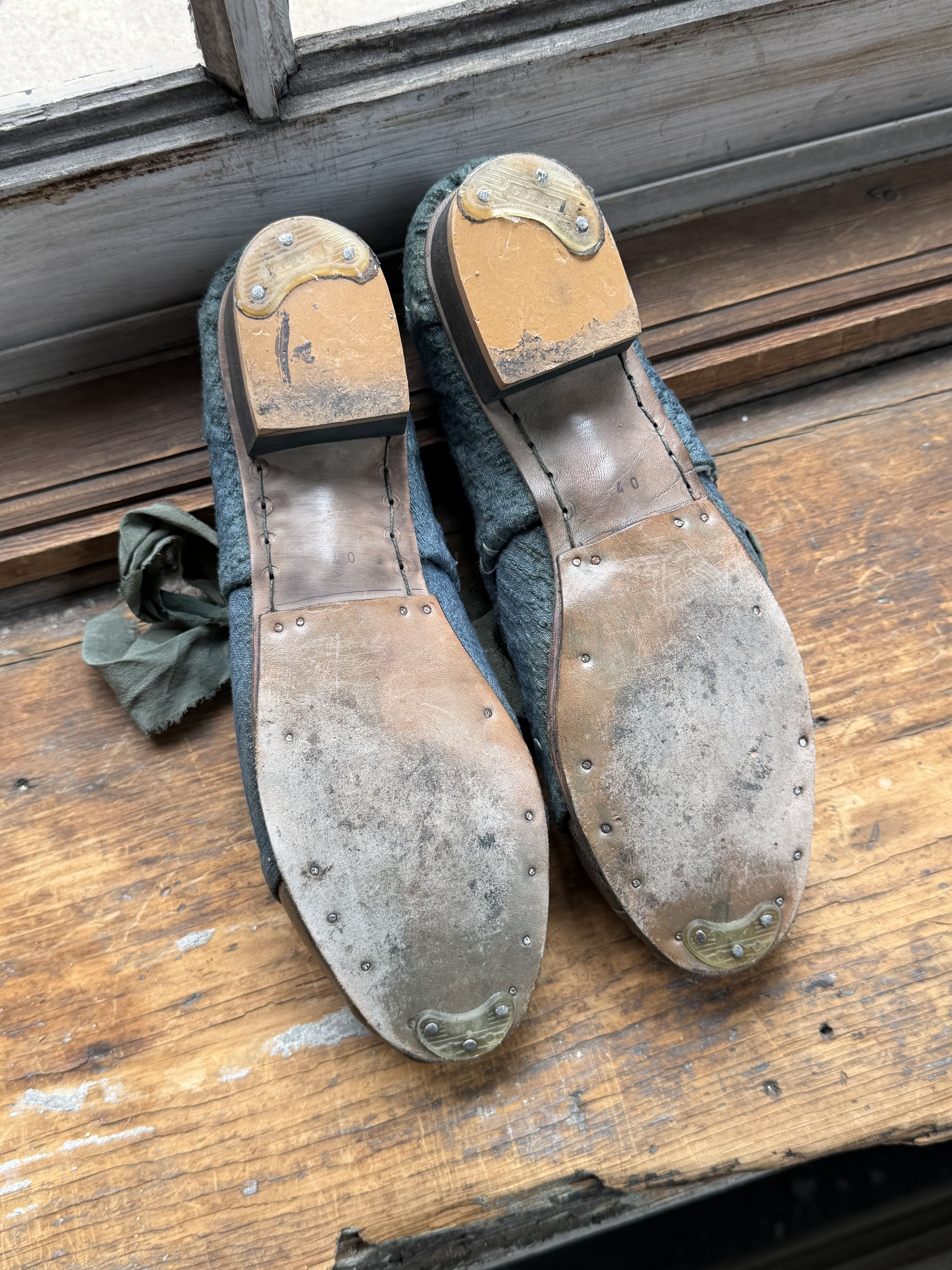 Other Atelier Inscrire CAP TOE DYED LINEN hemp dyed hat toe shoes Size US 9 / IT 39 - 2 Thumbnail