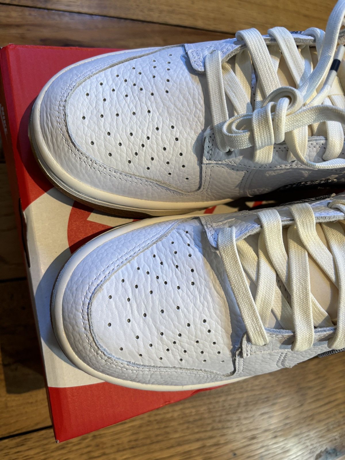 Nike Nike Dunk Low Washed Denim Americana Size US 9.5 / EU 42-43 - 4 Thumbnail