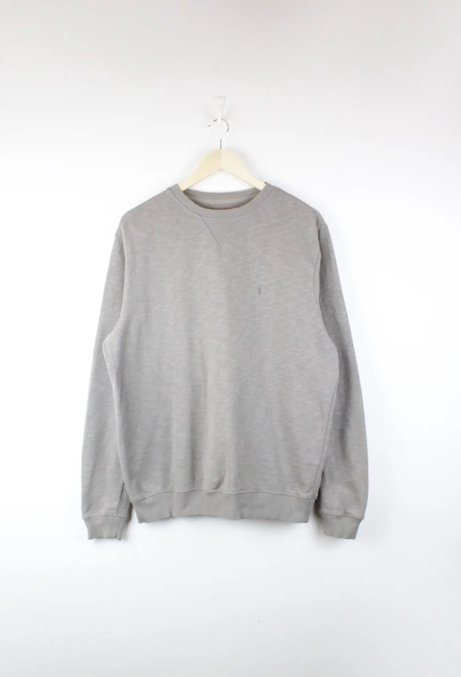 Allsaints × Vintage All Saints Logo Gray Wilde Crew Sweatshirt Size US S / EU 44-46 / 1 - 1 Thumbnail