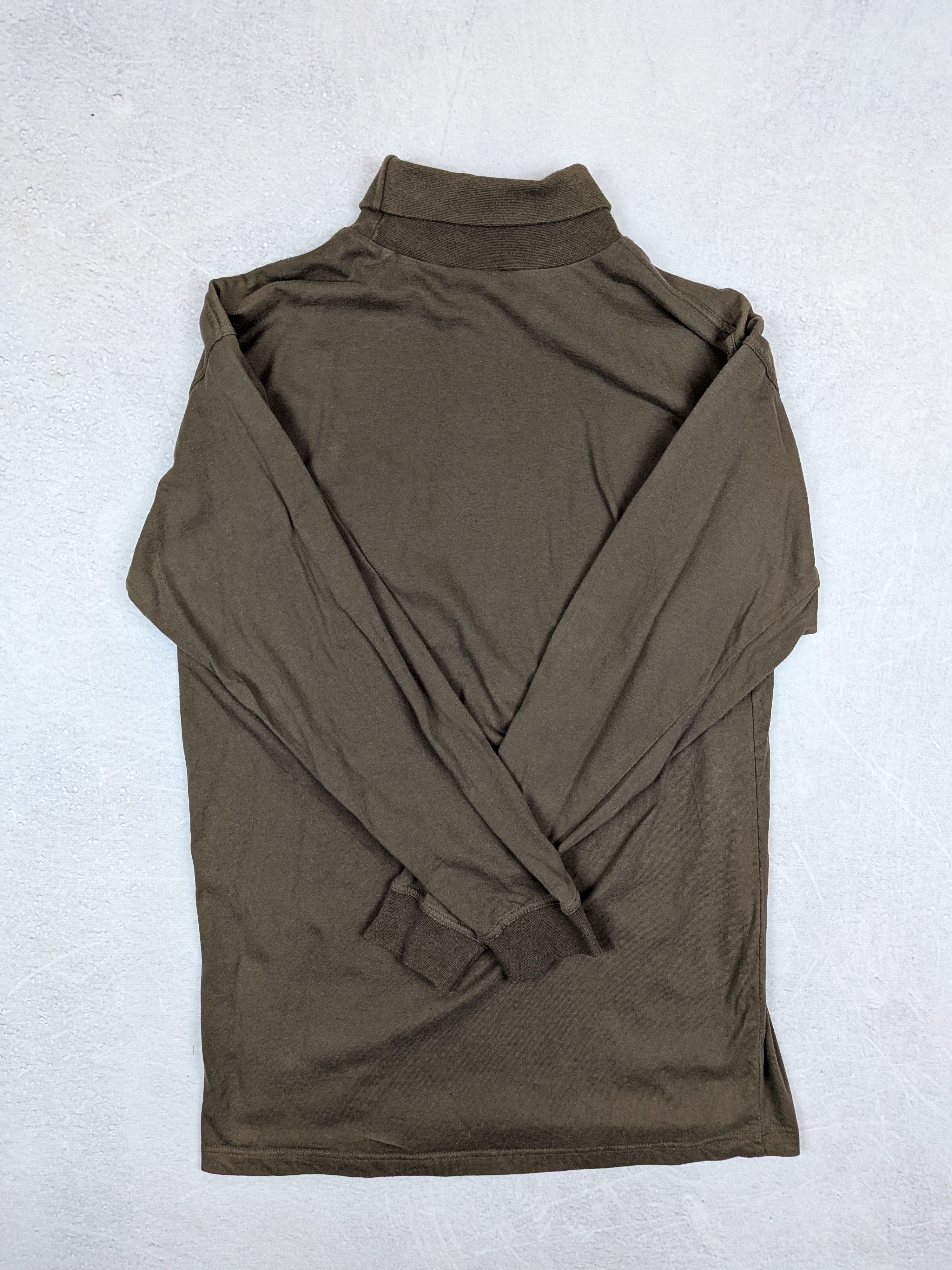 Adidas Vintage Adidas Brown Turtleneck Sweater M L Made in Greece Size US M / EU 48-50 / 2 - 3 Thumbnail