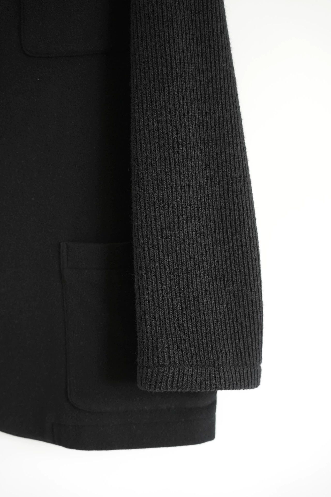 Yohji Yamamoto Yohji Yamamoto 90s Y's Knit Sleeve Cashmere Blazer Size US L / EU 52-54 / 3 - 6 Thumbnail