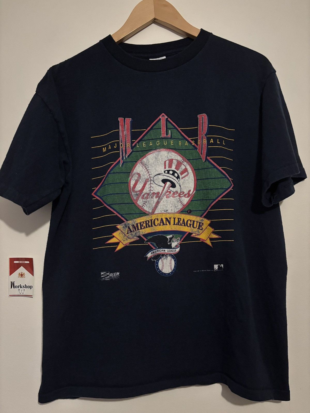 Vintage Vintage Test Print Error Yankees/Magic/Rangers Double Sided Size US L / EU 52-54 / 3 - 2 Thumbnail