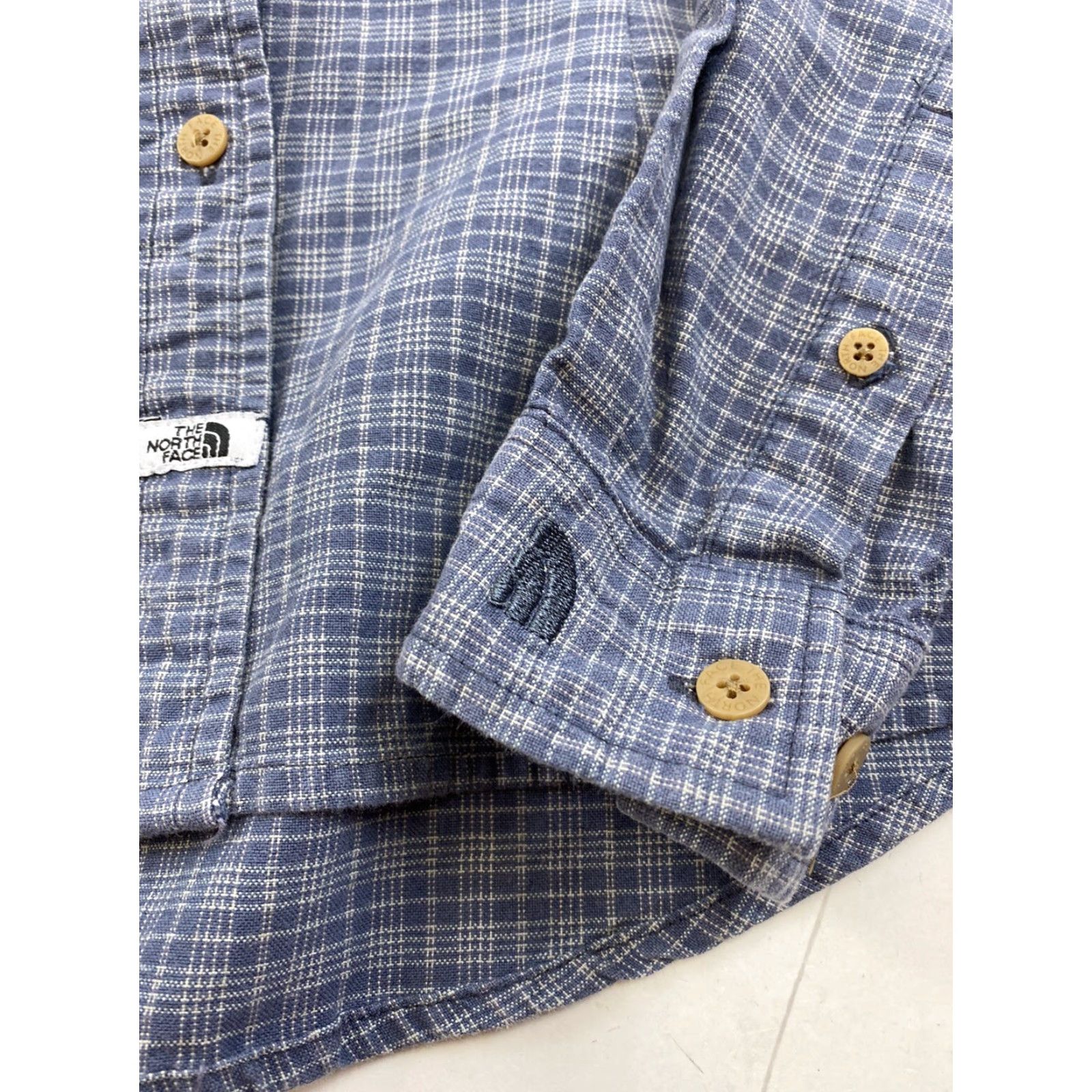 The North Face The North Face Button Down Shirt Womens Small Blue Plaid Size S / US 4 / IT 40 - 3 Thumbnail
