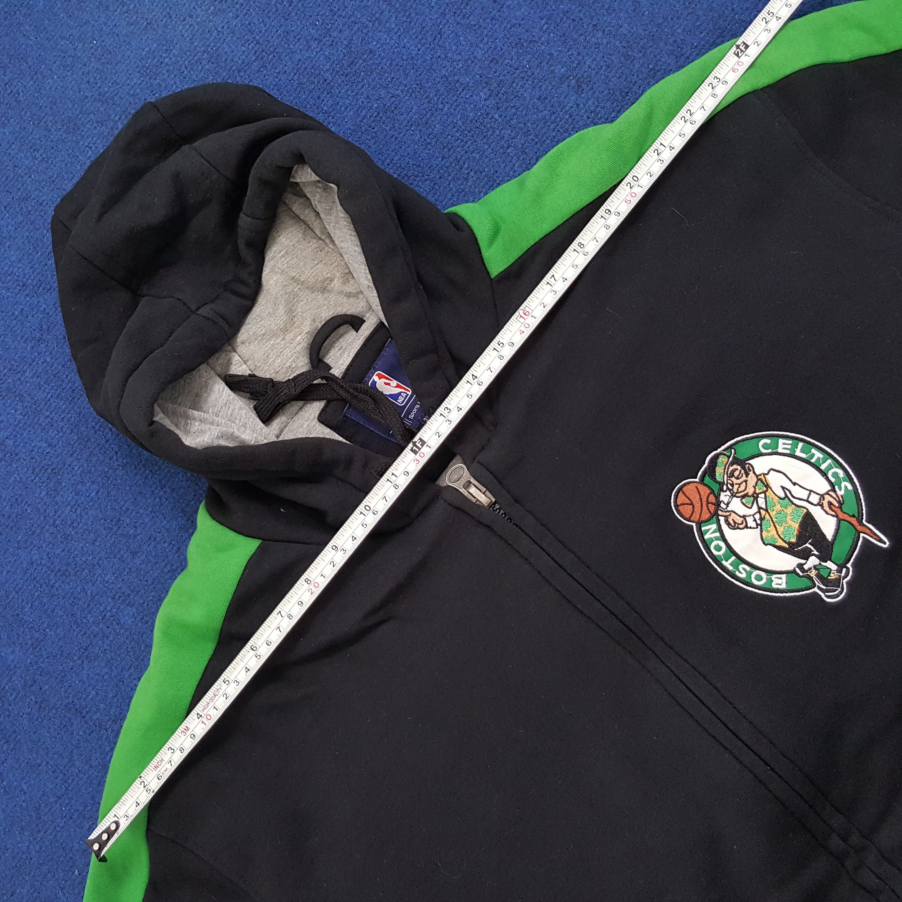 NBA × Vintage Vintage NBA Boston Celtics Basketball Team Zipper Hoodies Size US XXL / EU 58 / 5 - 12 Thumbnail