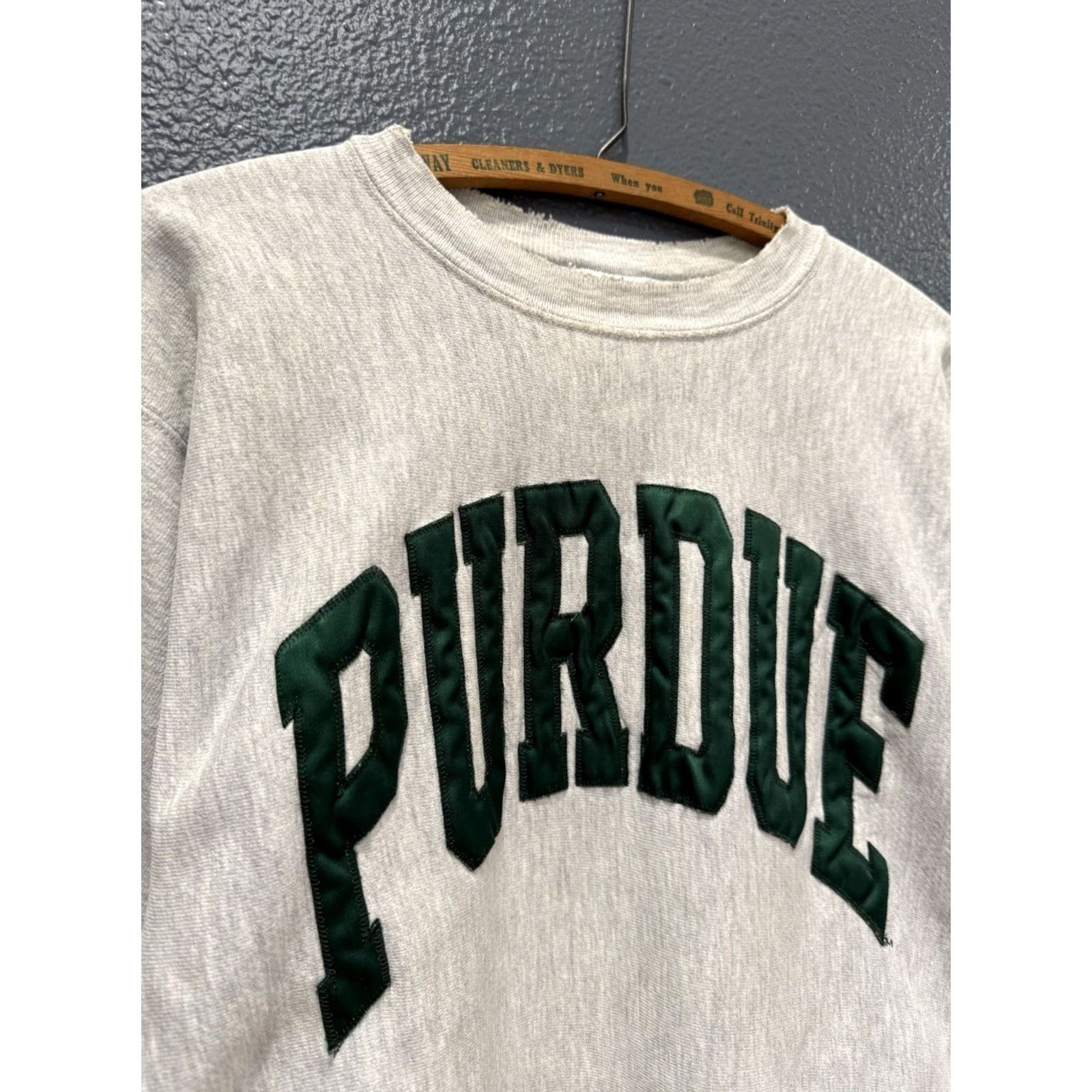 Champion VINTAGE Champion Reverse Weave Purdue University Gray Sweatshirt XL Men 90s Reversible Pullover Sewer Size US XL / EU 56 / 4 - 4 Thumbnail