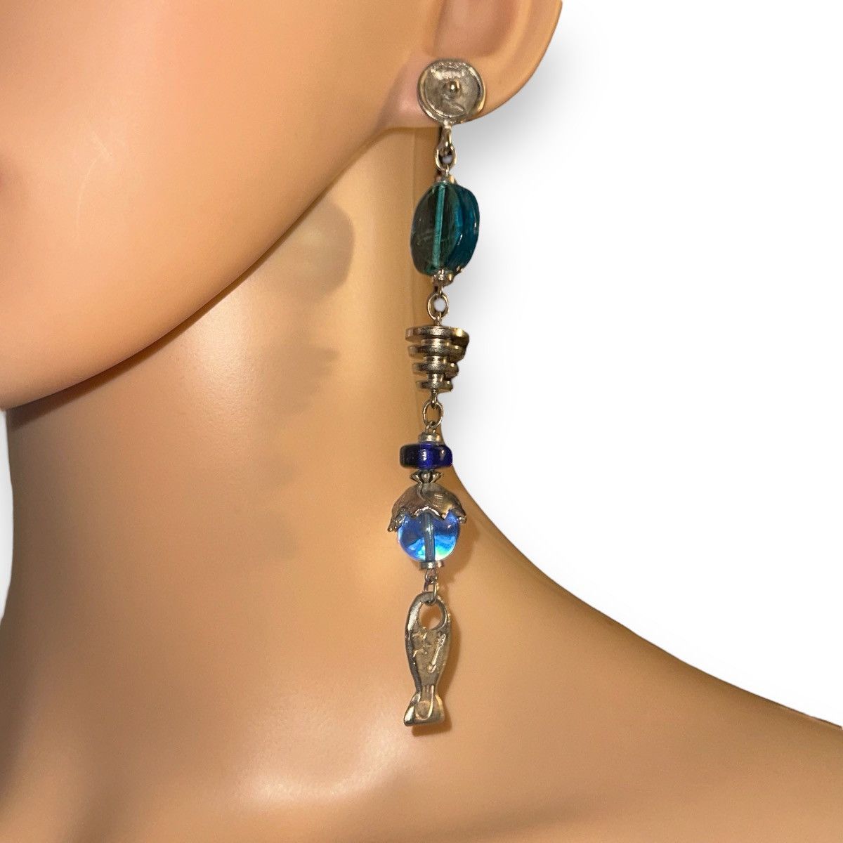 Other Long beaded dangle earrings Size ONE SIZE - 3 Thumbnail