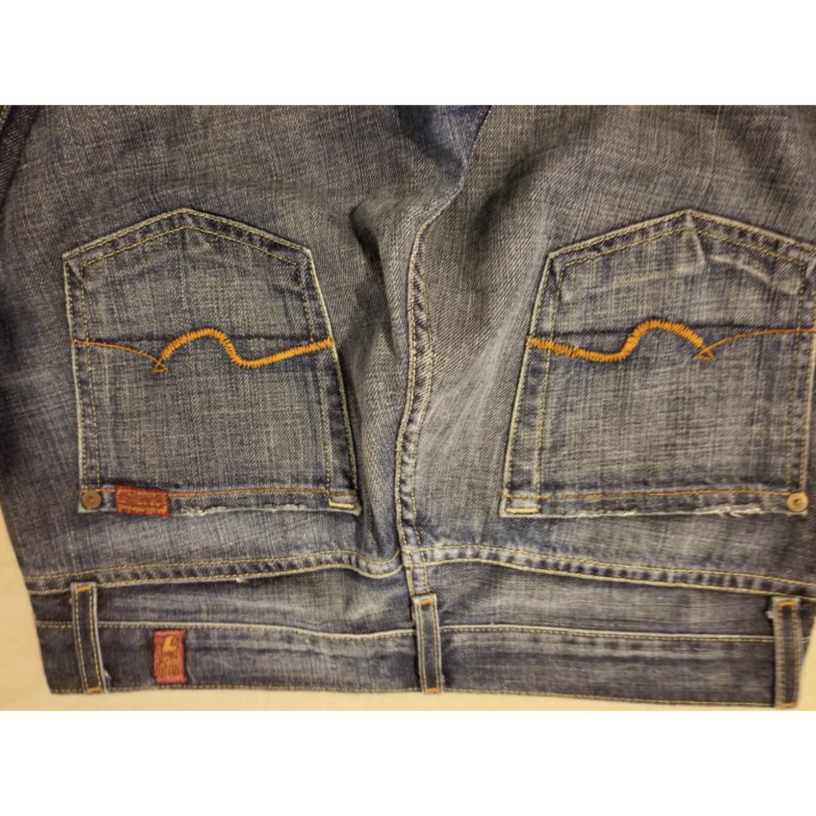 7 For All Mankind Womens 7 For All Mankind Jeans Bootcut 30 Denim Blue pants Size 30 Womens Size 30" / US 8 / IT 44 - 2 Thumbnail