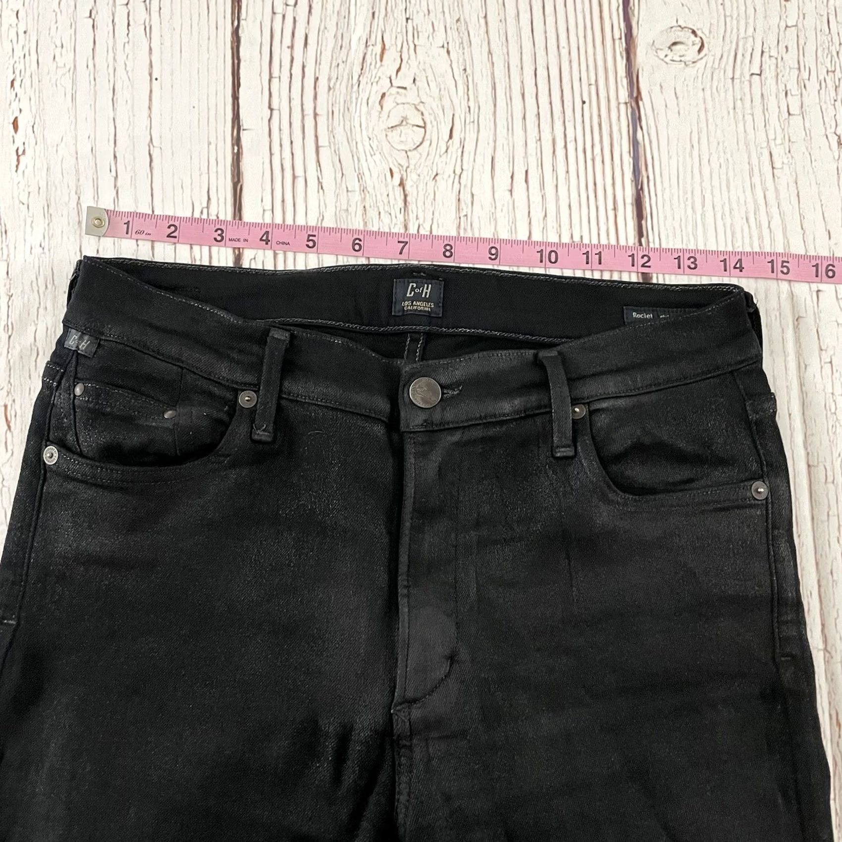 Citizens Of Humanity Citizens of Humanity Rocket Slick High Rise Skinny Jeans Women's 28 Black Wash Slim Jeans Adult Women Size 28" / US 6 / IT 42 - 5 Thumbnail
