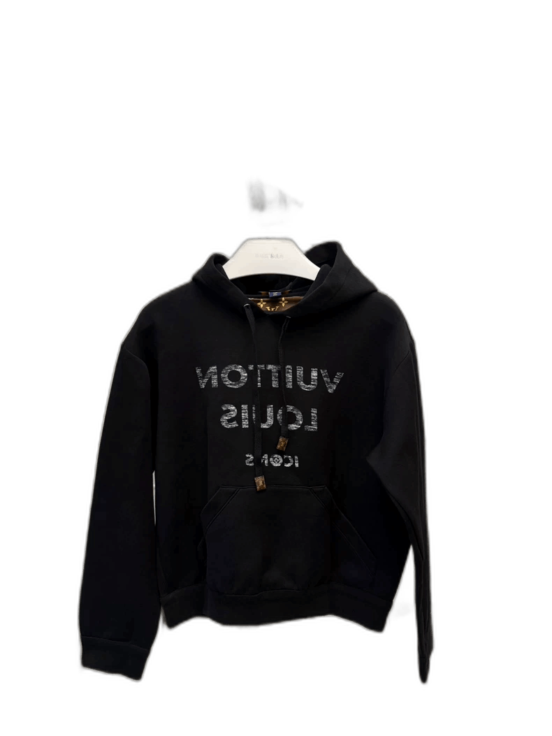 Louis Vuitton Louis Vuitton Letter Print Hoodie Size M -2505 Size US M / EU 48-50 / 2 - 1 Thumbnail
