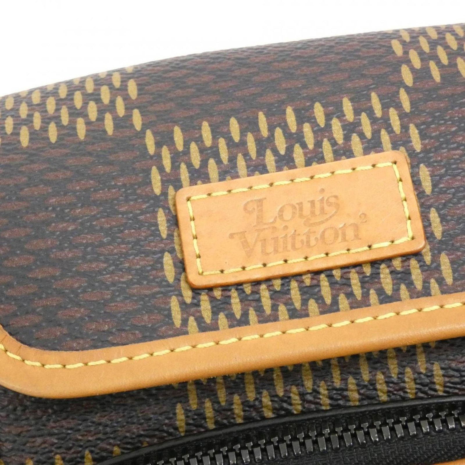 Louis Vuitton Coated Canvas Brown Shoulder Bags
