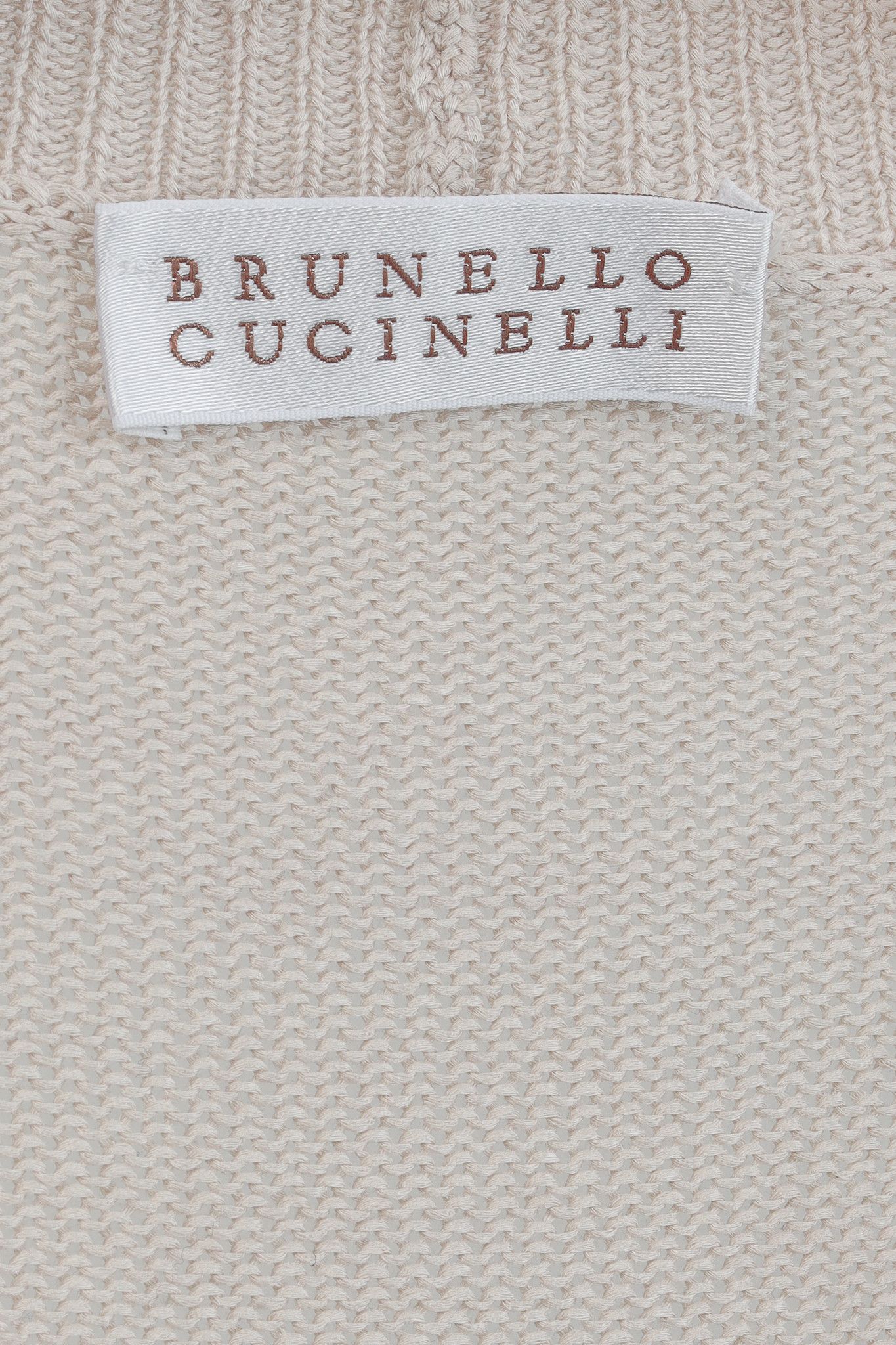Brunello Cucinelli Brunello Cucinelli Cotton-Knit Drawstring-Waist Cardigan Size S / US 4 / IT 40 - 4 Thumbnail
