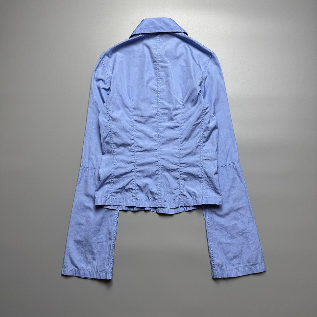 Our Legacy Our Legacy - Blue Union Blouse Longsleeve Size XXS / US 00 / IT 34 - 2 Thumbnail