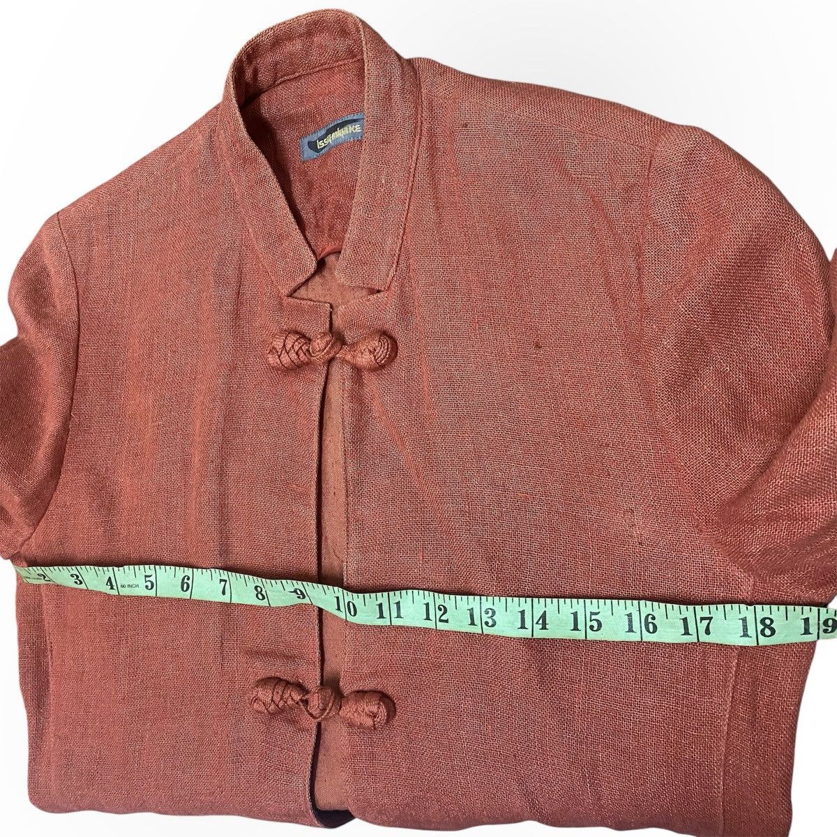 Issey Miyake Vintage 80's ISSEY MIYAKE Cheongsam Jacket Design Japanese Size L / US 10 / IT 46 - 10 Thumbnail