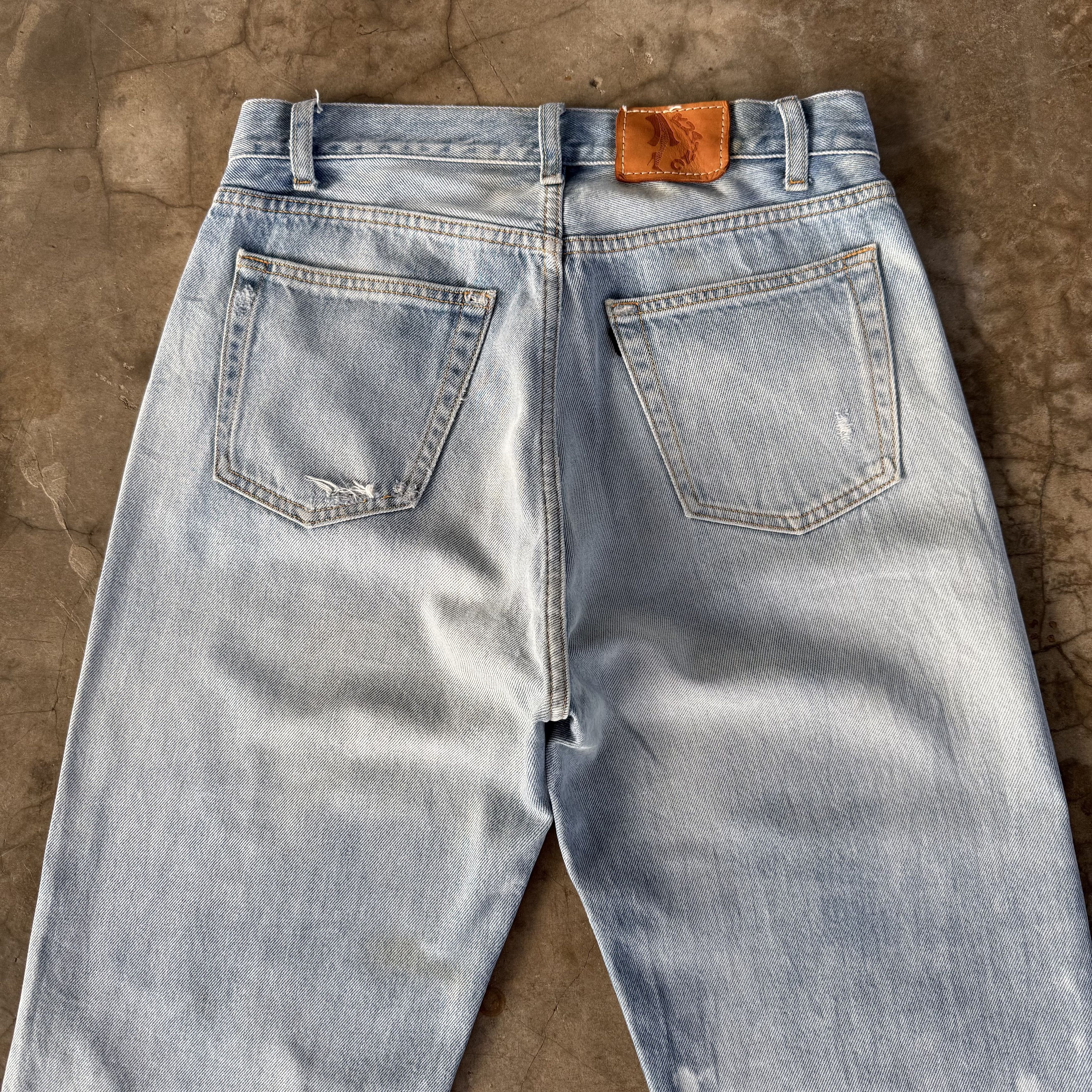 Japanese Brand Vintage RNA INC ButtonFly Distressed Denim Pants Size US 30 / EU 46 - 11 Thumbnail