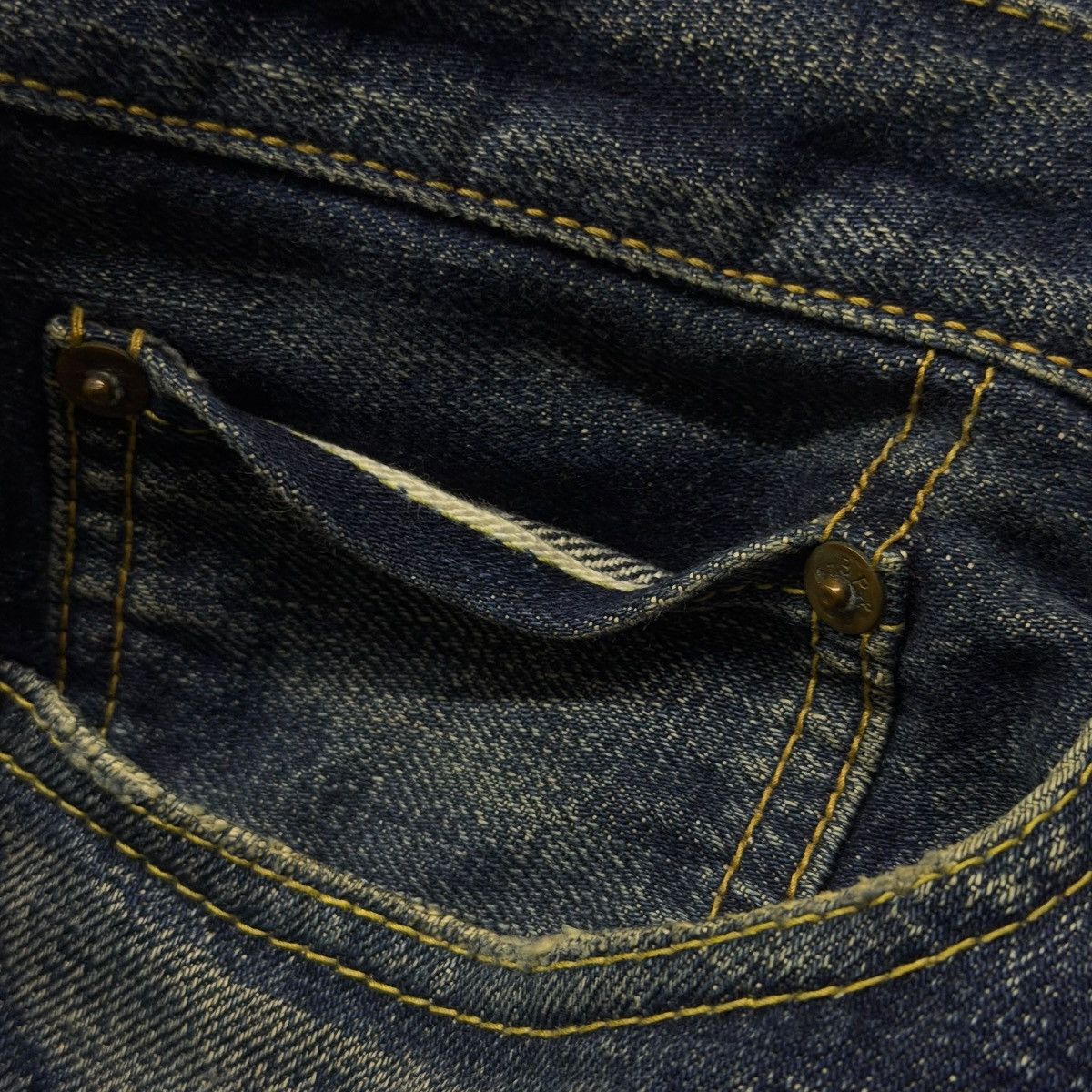 Burgus Plus Vintage Burgus Plus Lot 770ZR Hinoya Tokyo Selvedge Denim Size US 38 / EU 54 - 10 Thumbnail