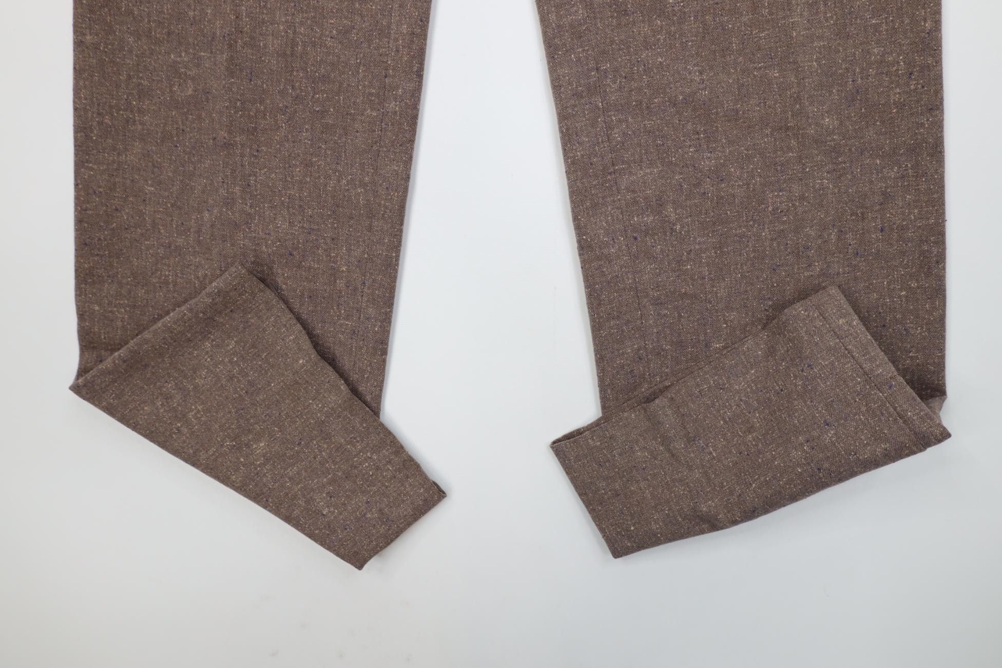 Vintage Vintage 70s Streetwear Wool Blend Knit Wide Leg Chino Pants Size US 29 - 5 Thumbnail