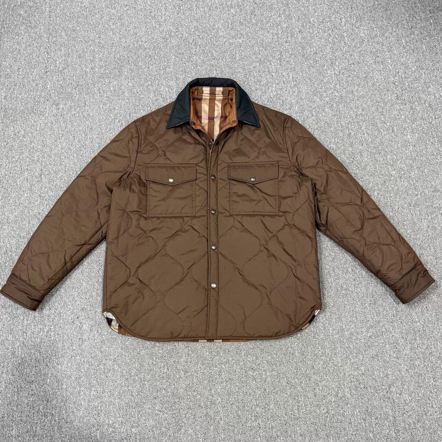 Burberry Burberry Check Snap Reversible Cotton Longsleeve Jacket M Size M / US 6-8 / IT 42-44 - 2 Thumbnail