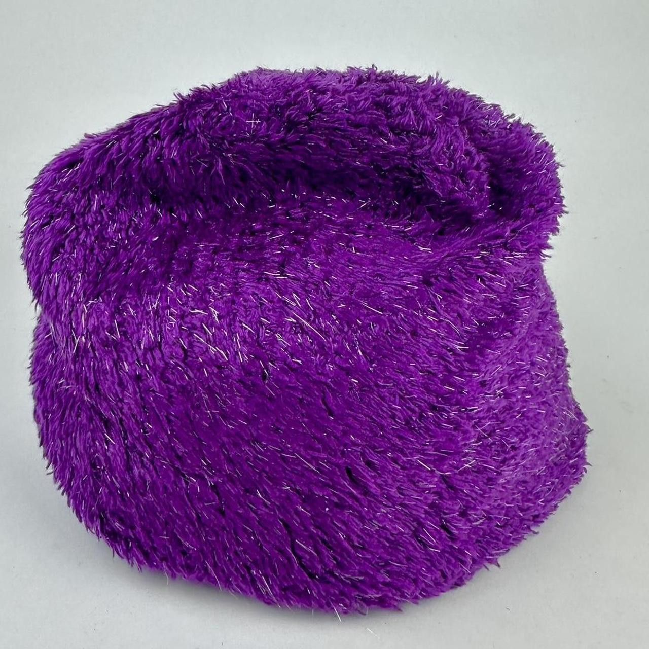Other ASTROBOI* 'Candy Shop' Purple Metallic Rhinestone Beanie Hat Size ONE SIZE - 6 Thumbnail