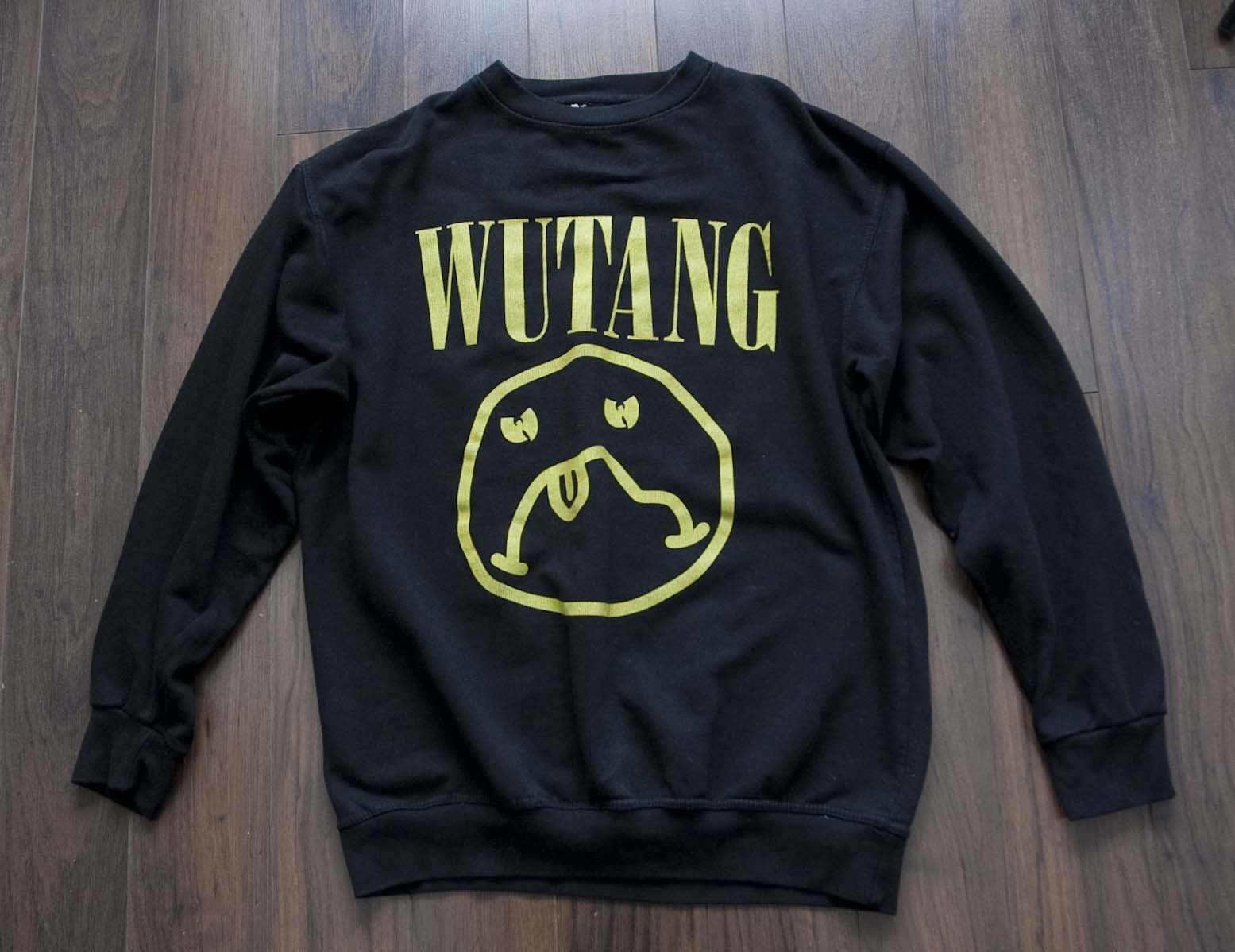 Wu-Tang Clan Wu Tang Sweatshirt Nirvana Smiley Face Size L Black Size US L / EU 52-54 / 3 - 1 Thumbnail