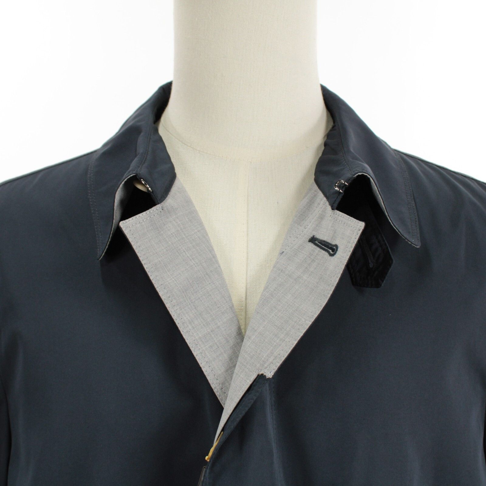 Canali Canali Coat Size L US In Blue Polyester Size US L / EU 52-54 / 3 - 2 Thumbnail