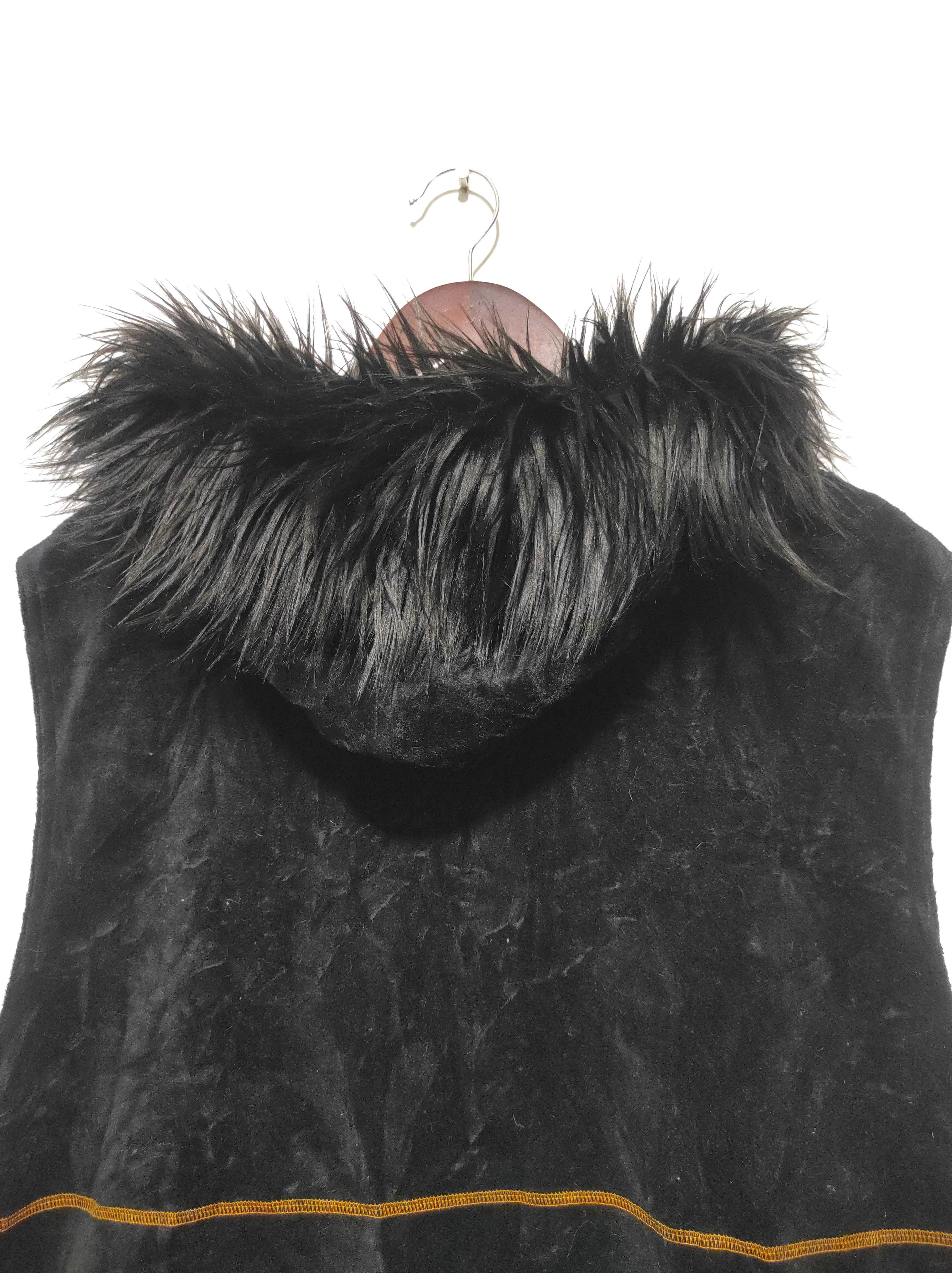 Hysteric Glamour King Dragon Velvet Zip Fur Hoodie Vest LGB style Size US L / EU 52-54 / 3 - 14 Thumbnail