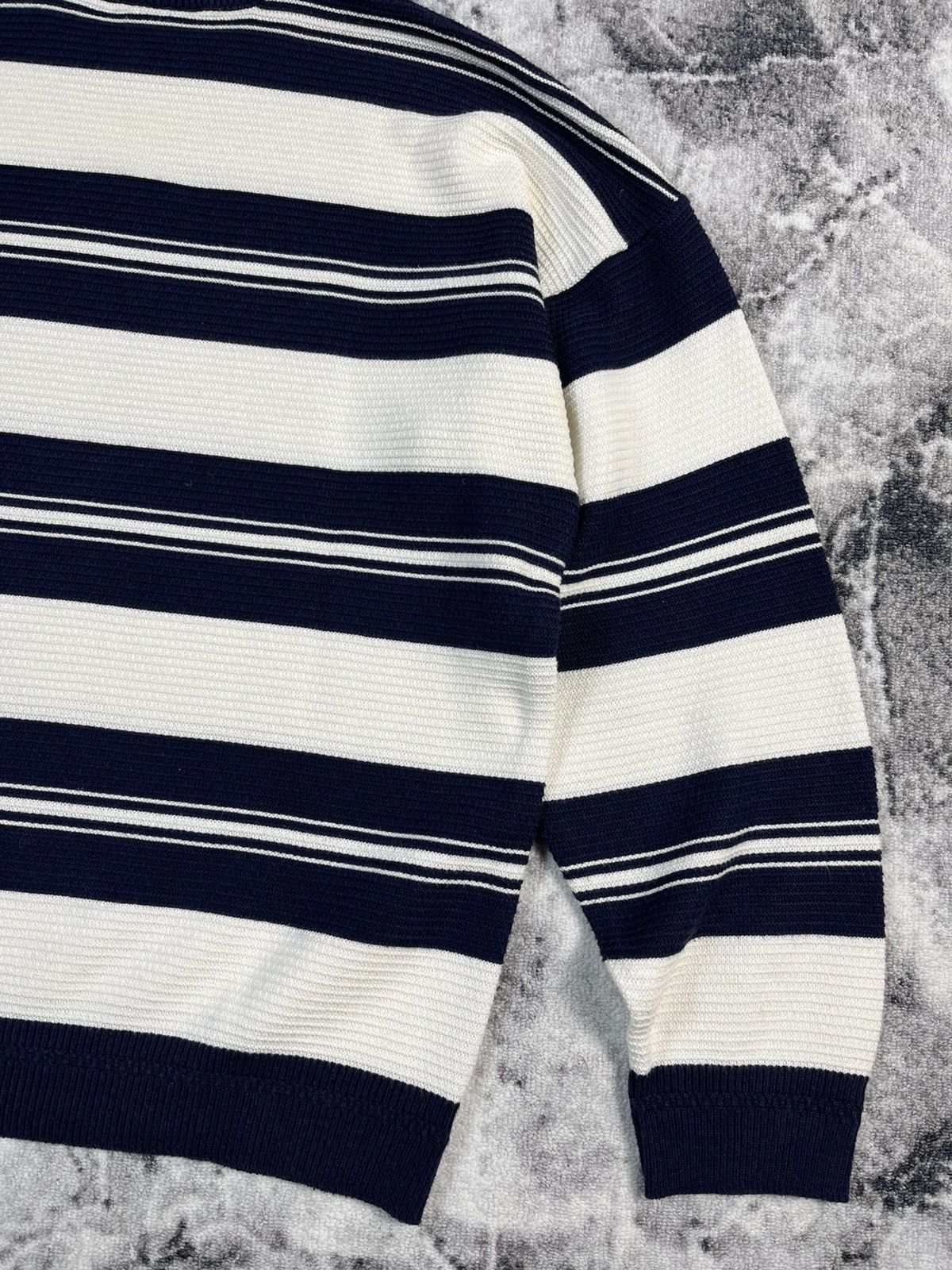 Lacoste Lacoste Vintage Striped Knit Sweater Size US L / EU 52-54 / 3 - 13 Thumbnail