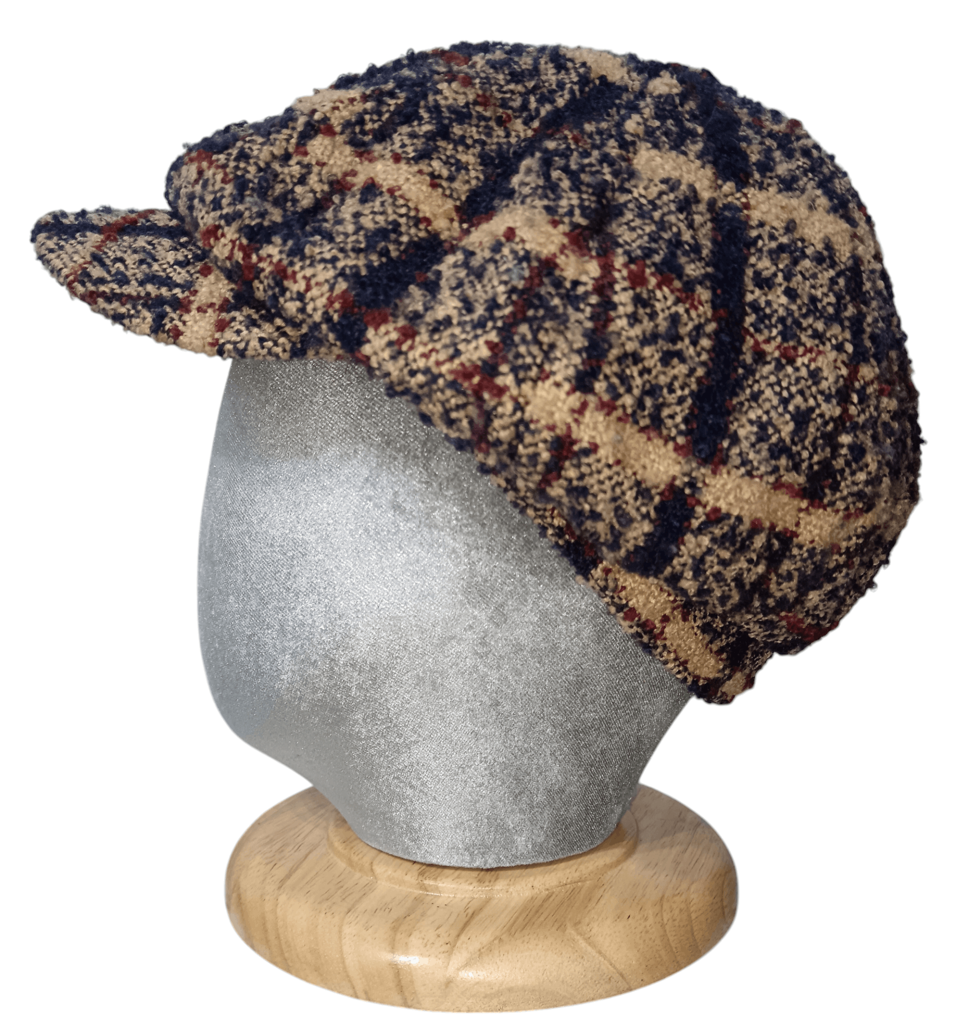 Japanese Brand MQUM HOBO TARTAN NEWSBOY WOOL HAT Size ONE SIZE - 2 Thumbnail
