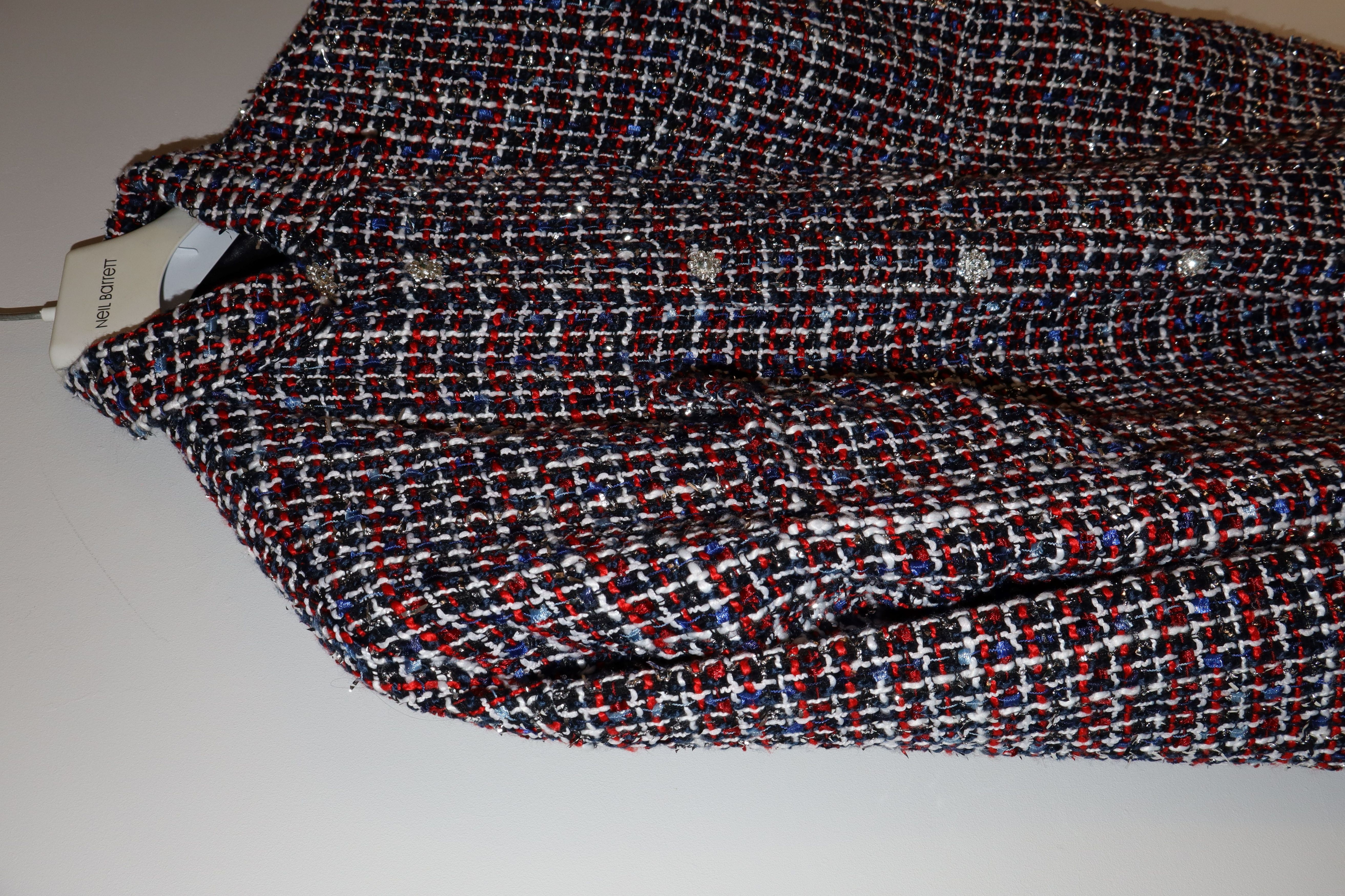 Faith Connexion oversized tweed jewel shirt Size US S / EU 44-46 / 1 - 11 Thumbnail