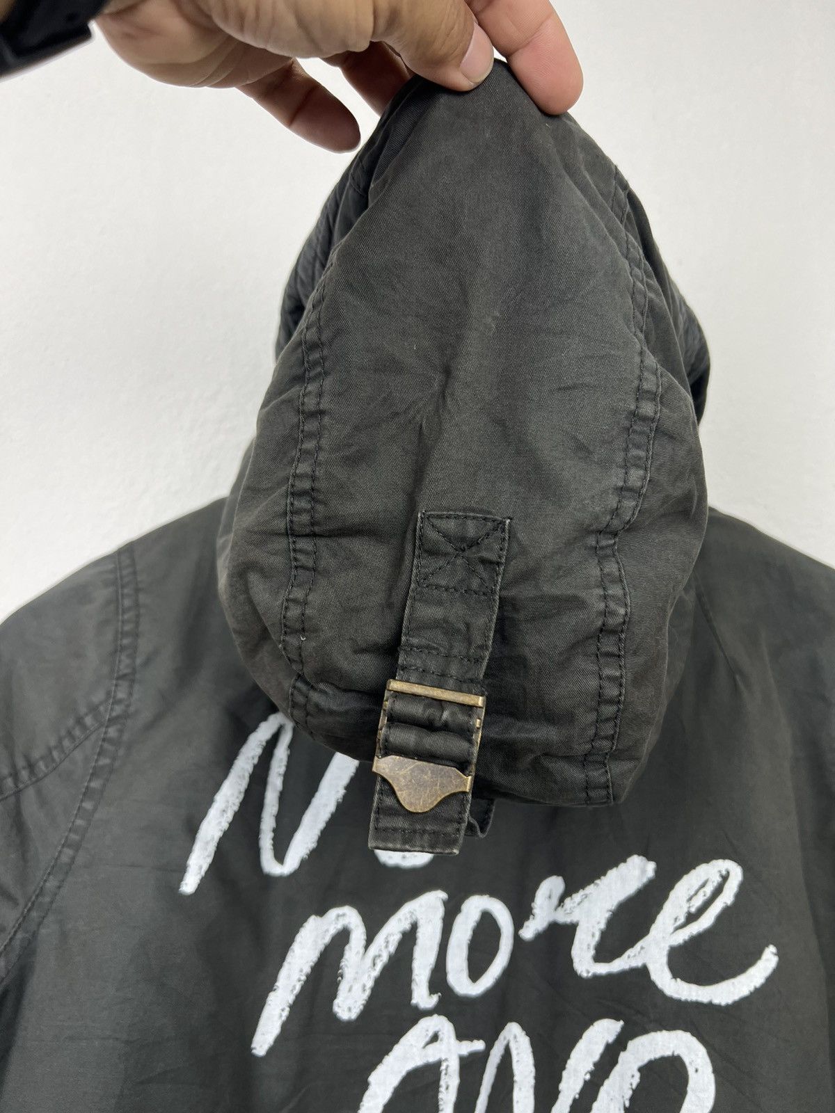 Japanese Brand Rodeo Crowns "Militia" 2-in-1 Bomber Hoodie Jacket Size S / US 4 / IT 40 - 5 Thumbnail