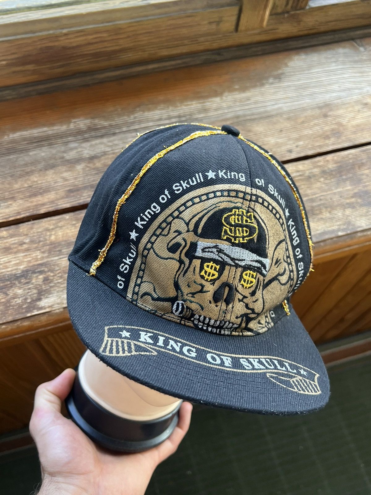 Vintage Vintage Y2K Cap King of Skull Affliction Big Logo Hat Size ONE SIZE - 3 Thumbnail