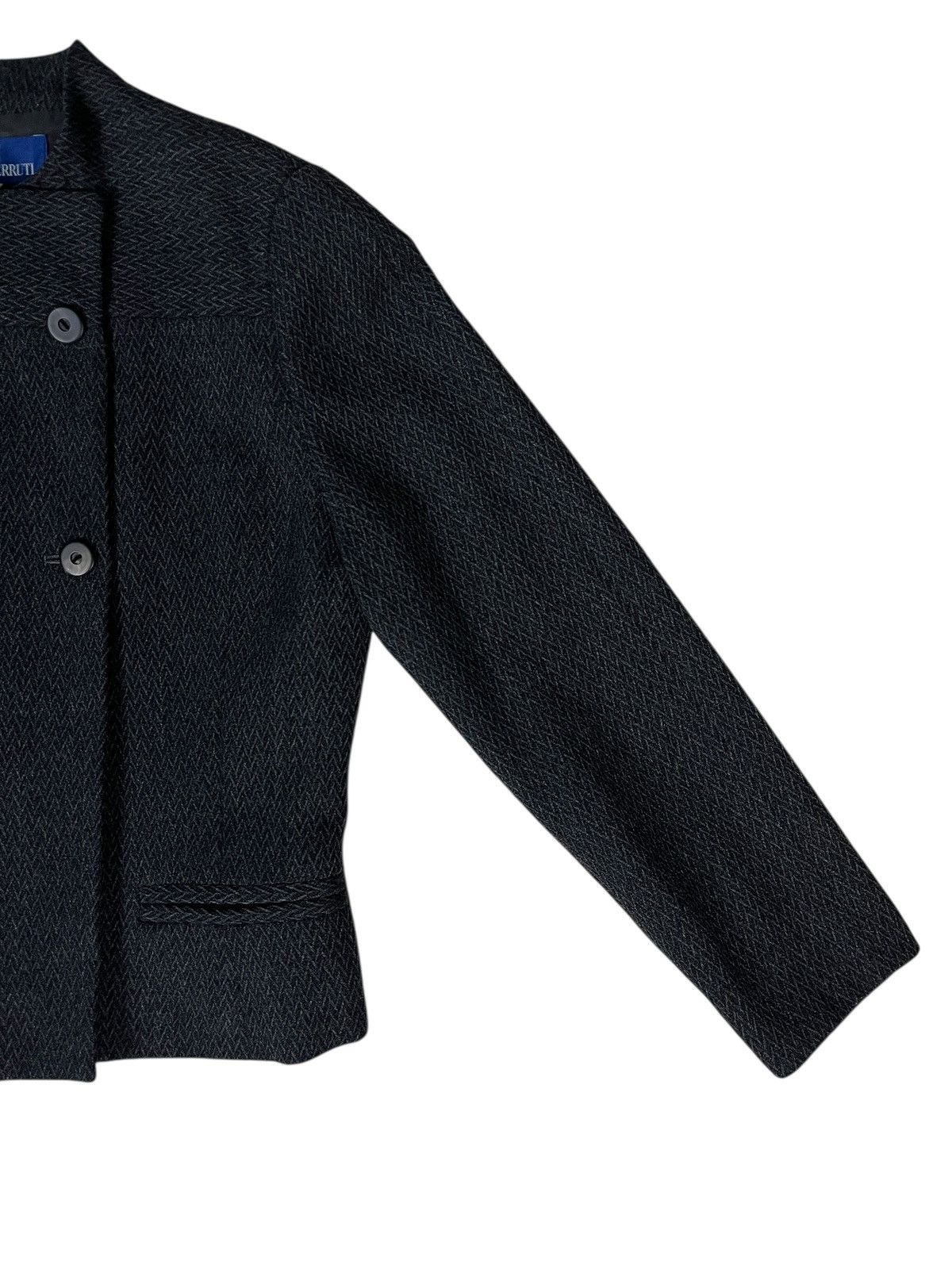 Cerruti 1881 × Vintage Nino Cerruti Made in Japan Double Breasted Twill Jacket Size S / US 4 / IT 40 - 5 Thumbnail