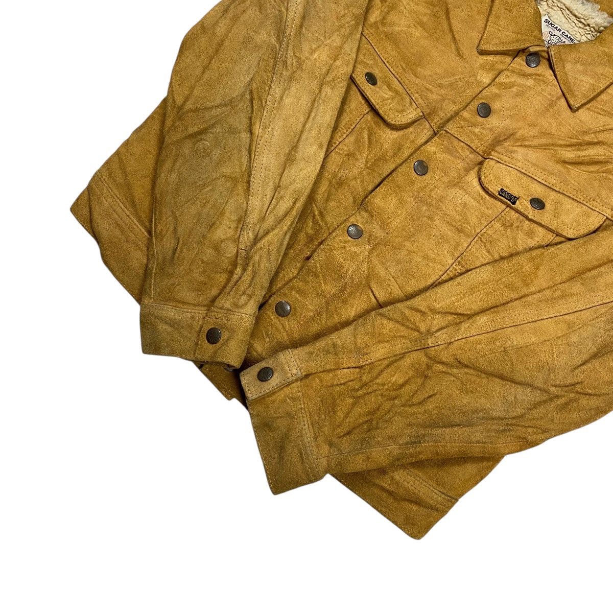 Lee × Sugar Cane Vintage Sugarcane Riders Western Wear Leather Suede Jacket Size US M / EU 48-50 / 2 - 8 Thumbnail