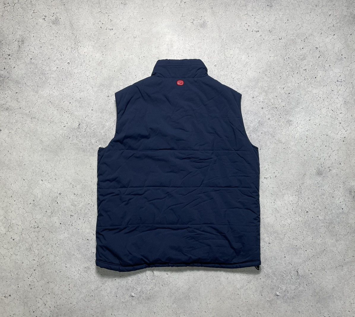 Nike Vintage Nike Down Puffer Big Logo Swoosh Vest Y2K Hype Rare Size US XL / EU 56 / 4 - 3 Thumbnail