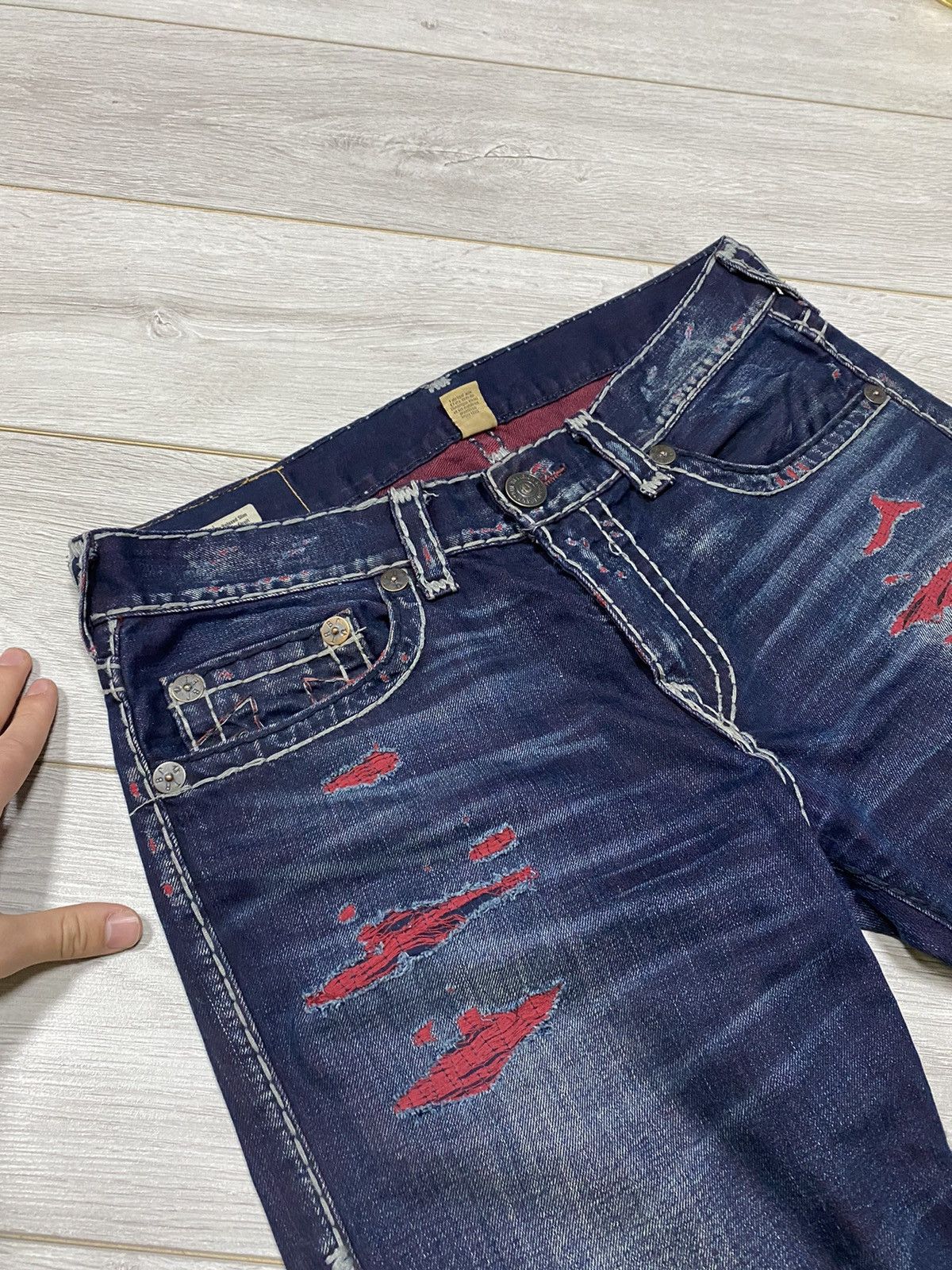 True Religion True Religion stitched horse shoe geno vintage USA jeans Size US 34 / EU 50 - 6 Thumbnail