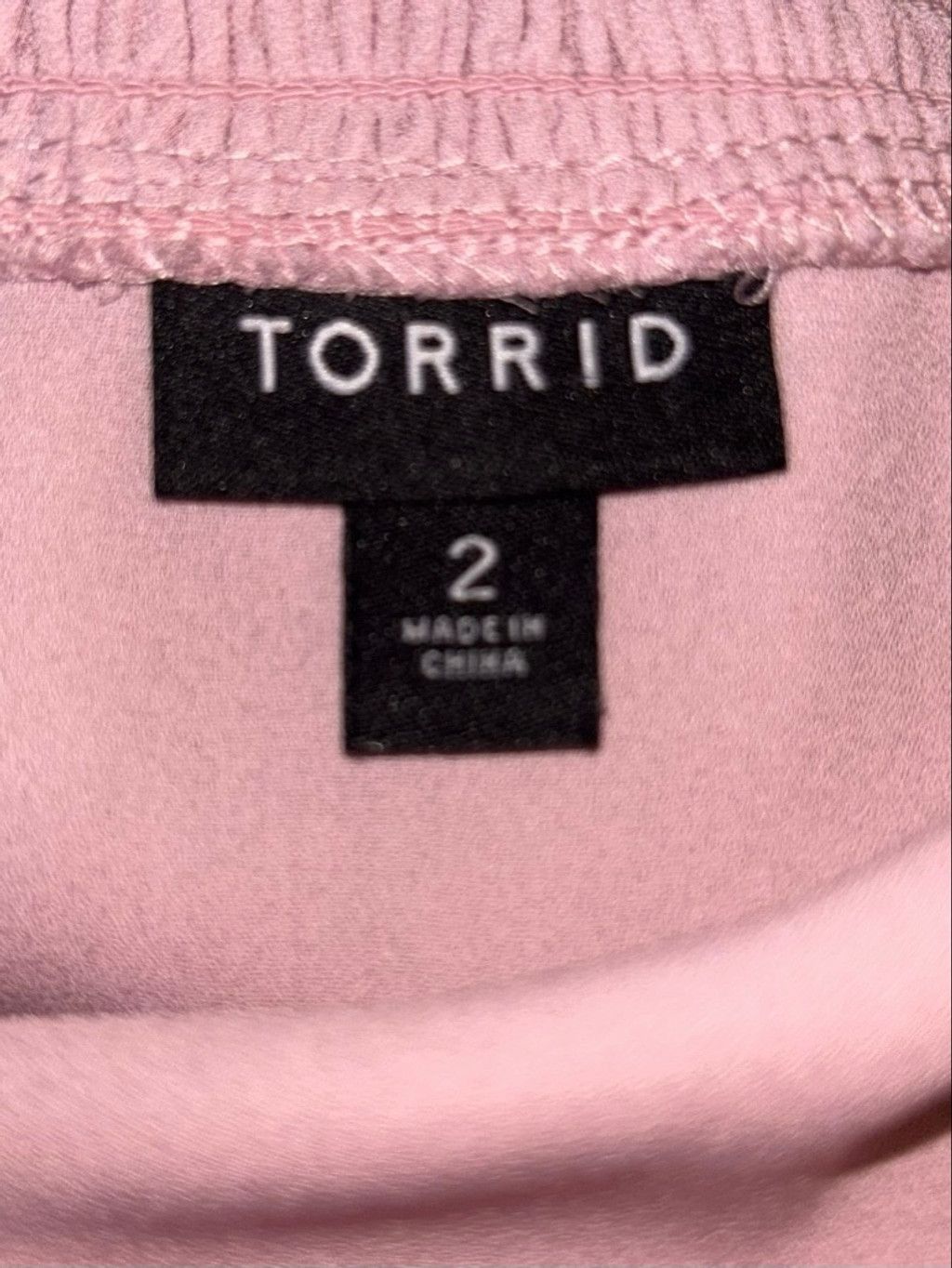 Torrid Torrid Georgette Smocked Collar Long Sleeve Blouse 2 (2XL) Size XXL / US 16-18 / IT 52-54 - 5 Thumbnail
