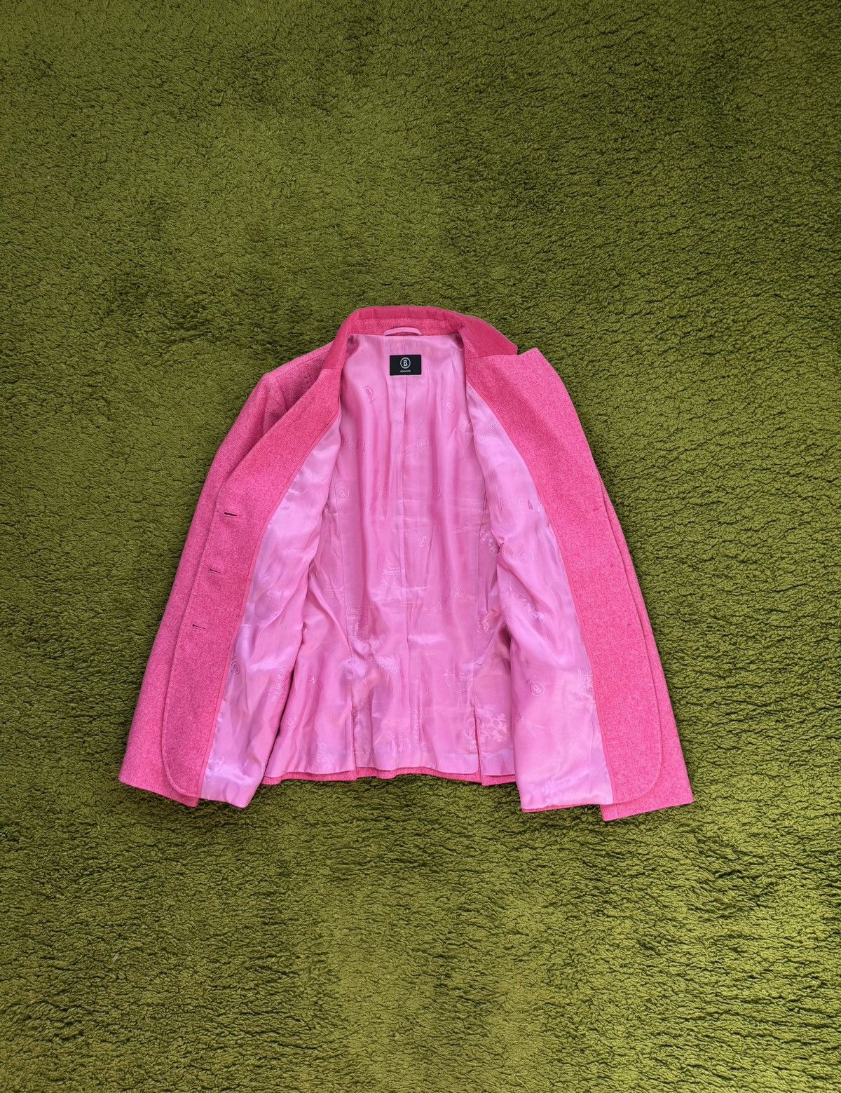 Bogner Bogner luxury wool blend pink blazer Size XXL / US 16-18 / IT 52-54 - 3 Thumbnail