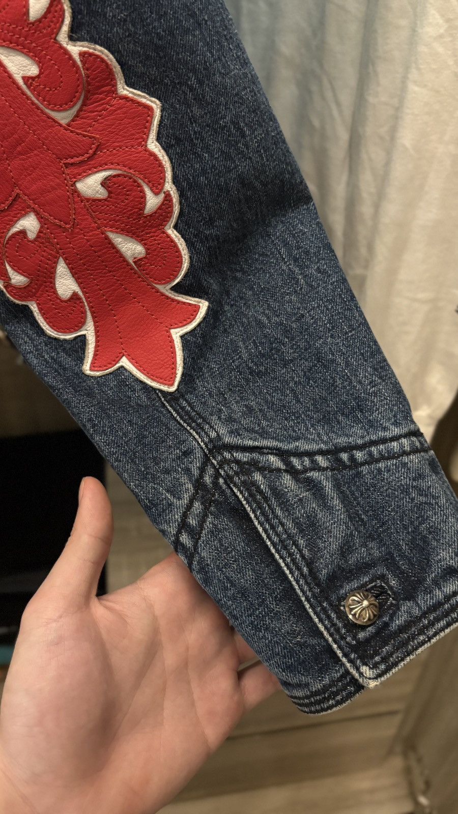Chrome Hearts Chrome Hearts Denim Jacket L Size US L / EU 52-54 / 3 - 8 Thumbnail