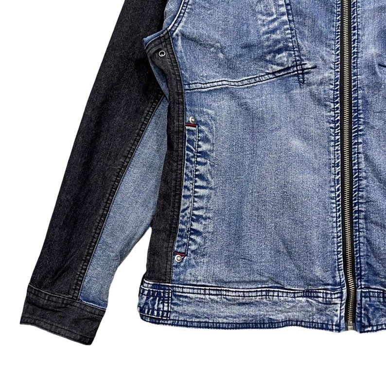 Japan Blue × Vintage Japanese Brand Blue B Zipper Denim Jacket Size US M / EU 48-50 / 2 - 5 Thumbnail