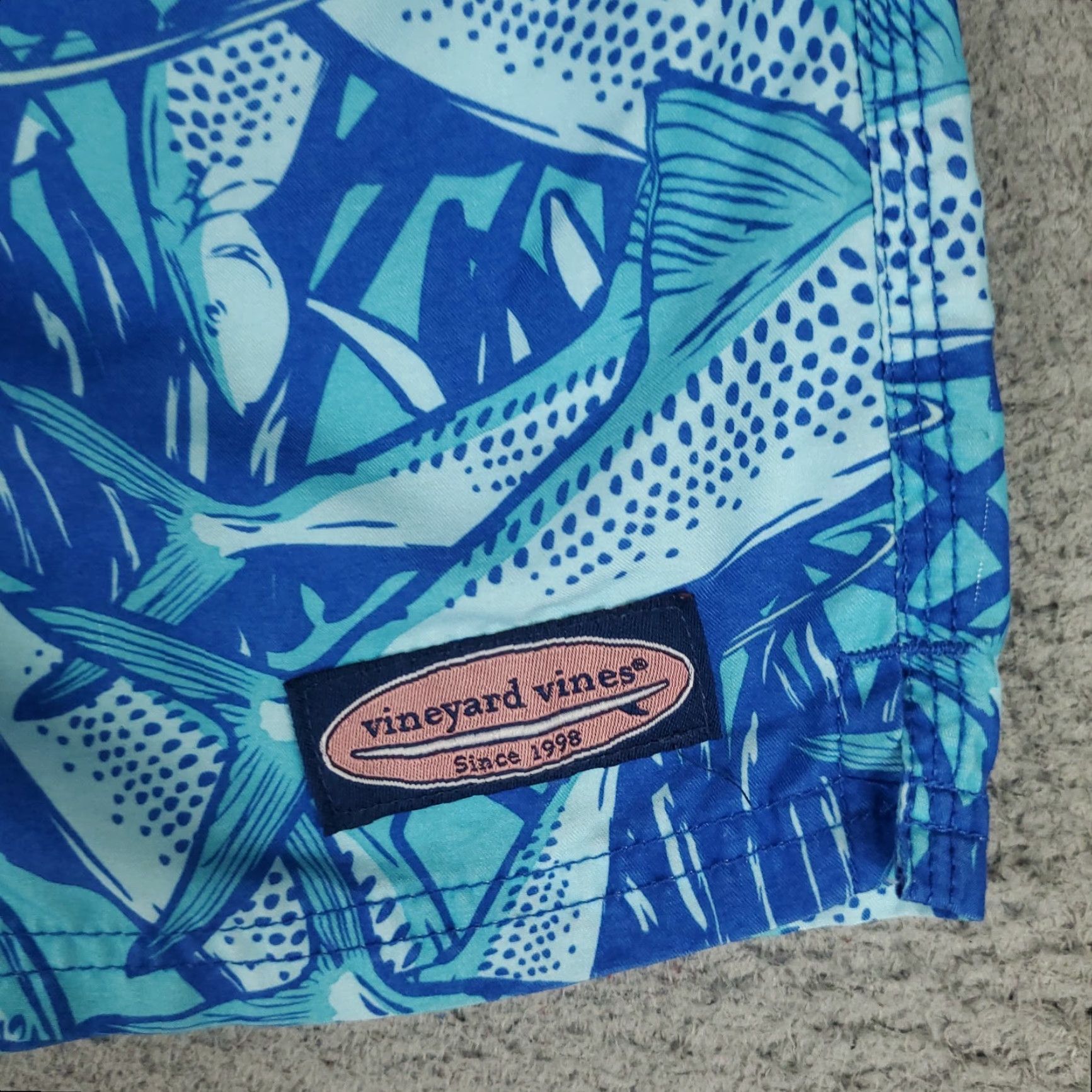 Vineyard Vines Vineyard Vines Shorts Mens 2XL Blue Surf Beach Trunks Bottom Men Size US 39 - 2 Thumbnail