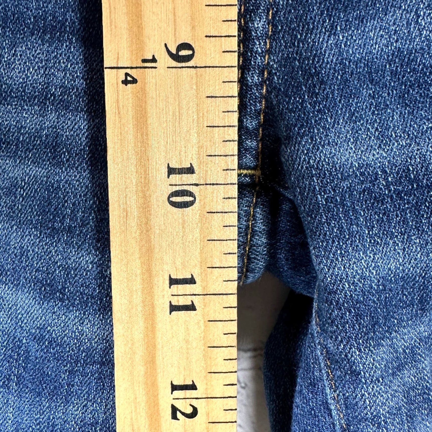 Vintage American Eagle Jeans Slim 33 Blue Denim Mens Waist 33 Inseam 32 Temp Tech Airflex+ 5-Pocket Size US 33 - 3 Thumbnail